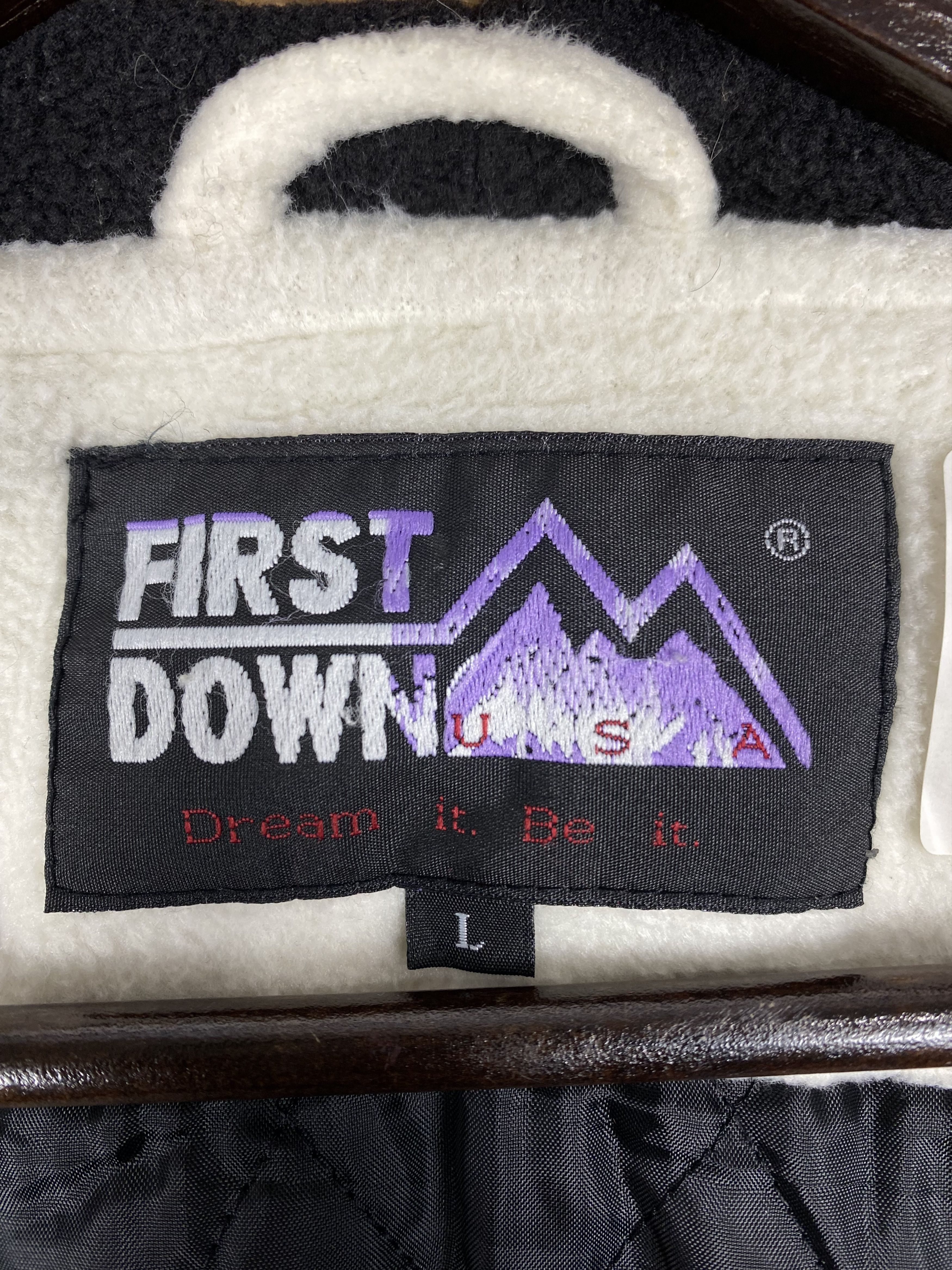 Japanese Brand Vintage First Down Light Fleece Jacket DJ0537 Size US L / EU 52-54 / 3 - 10 Thumbnail