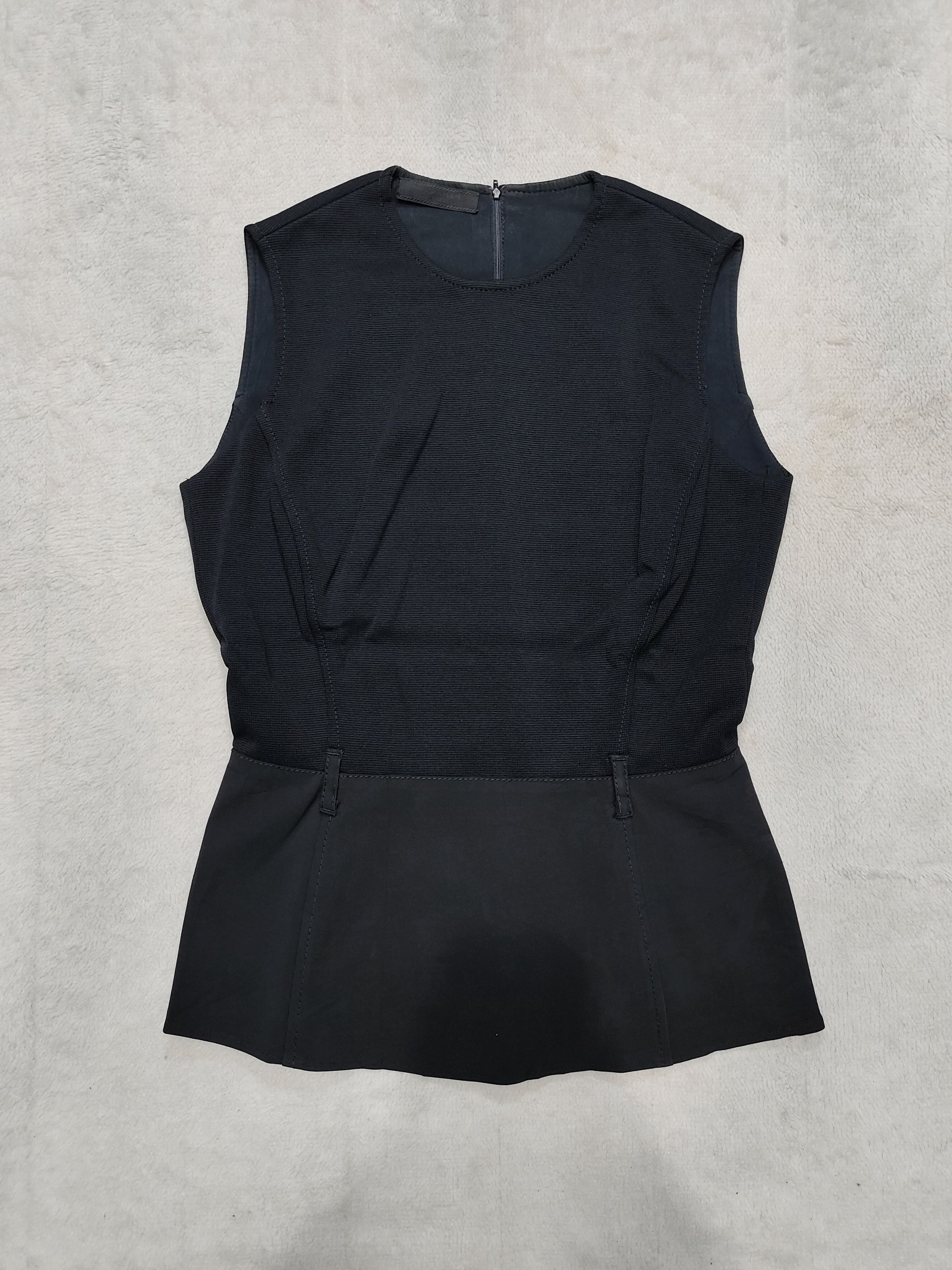 Prada 2000s PRADA- Minimalist Architectural Panel Structured Top Size M / US 6-8 / IT 42-44 - 5 Thumbnail