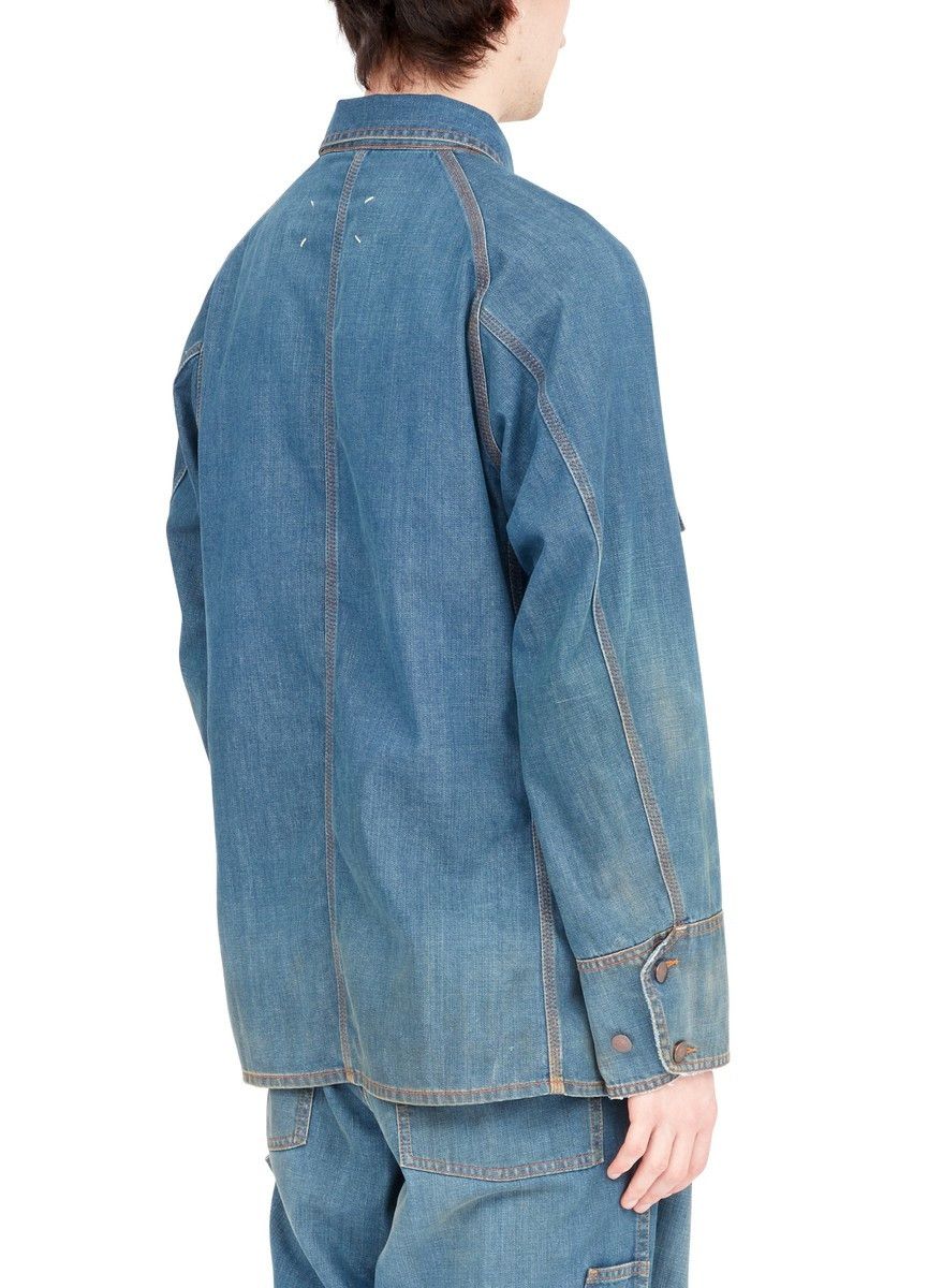 Maison Margiela oc11z0925 Denim Jacket in Blue Size US XL / EU 56 / 4 - 5 Thumbnail