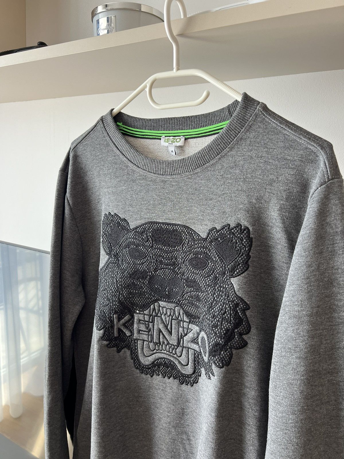 Kenzo 🔥 Kenzo big logo dark grey sweatshirt mens S Size US S / EU 44-46 / 1 - 2 Thumbnail