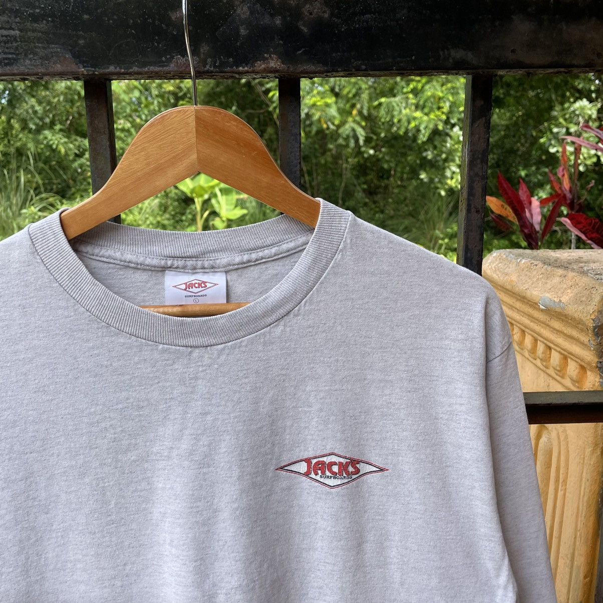 Vintage 🔥Vintage 90s Jack Surfboard Big Logo Long Sleeves Tee Size US L / EU 52-54 / 3 - 4 Thumbnail
