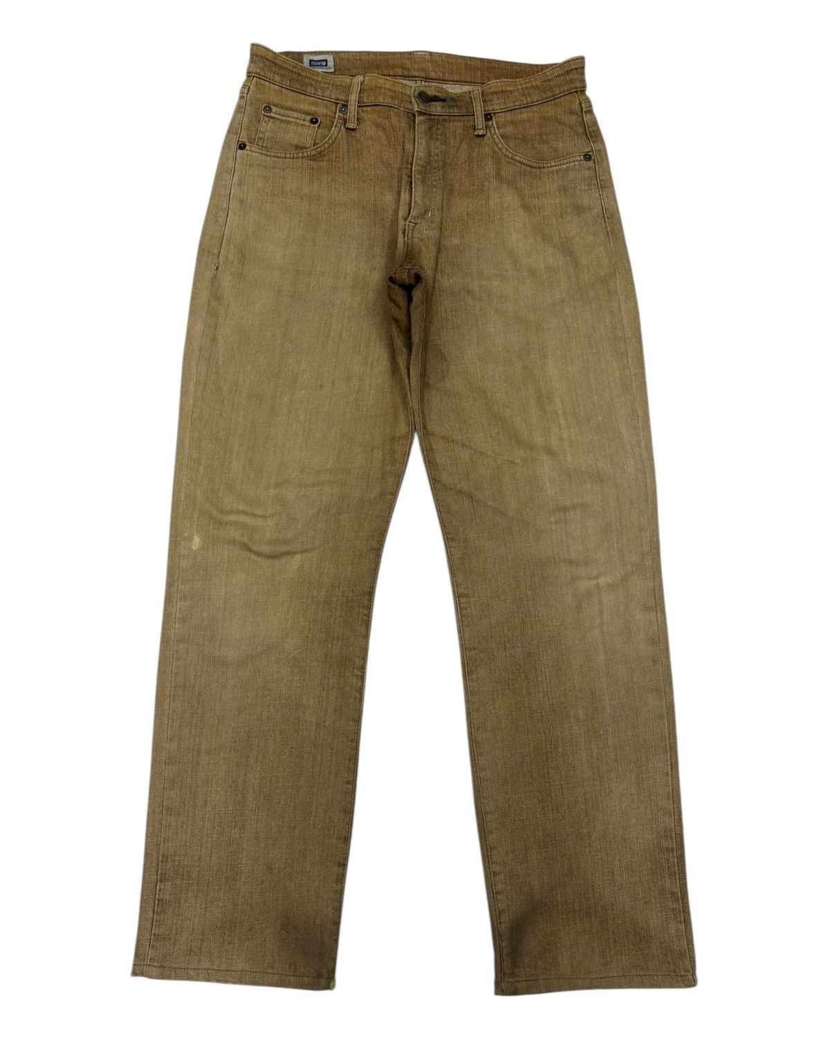 Kapital 🔥RARE EDWIN RUSTY FADED BROWN LOOSE FIT DENIM JEANS Size US 32 / EU 48 - 7 Thumbnail