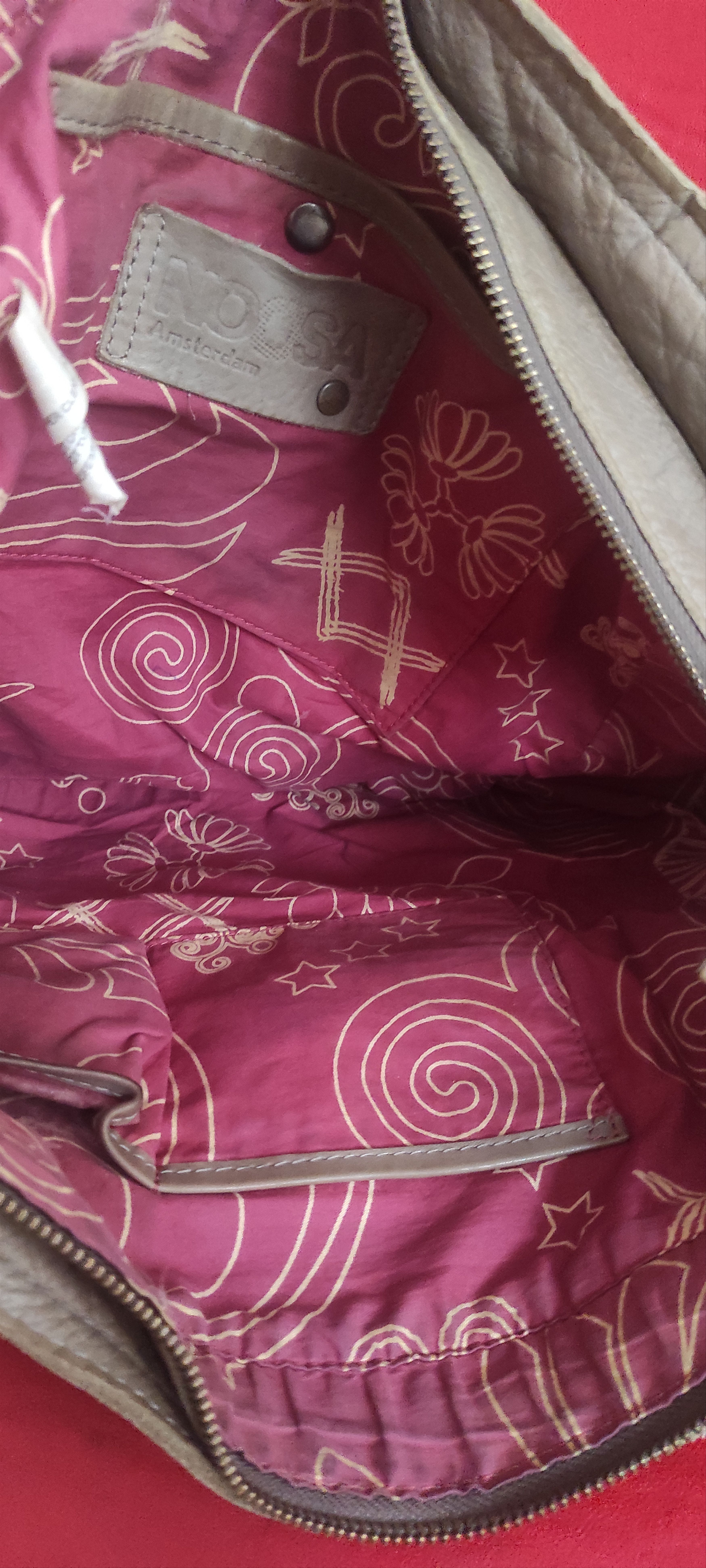 Genuine Leather Noosa Amsterdam Cow Leather Classic Shopper Handbag Size ONE SIZE - 14 Thumbnail