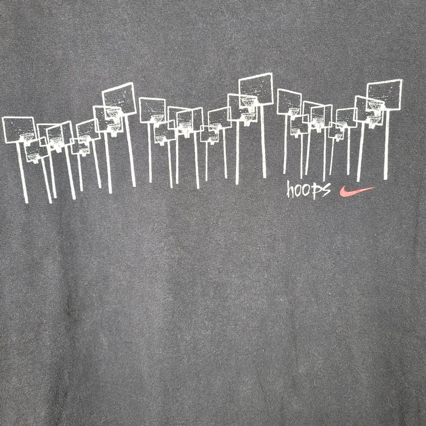 Nike Nike Hoops Shirt Mens L Blue Graphic T-Shirt Swoosh Backboard Tee Size US L / EU 52-54 / 3 - 6 Thumbnail