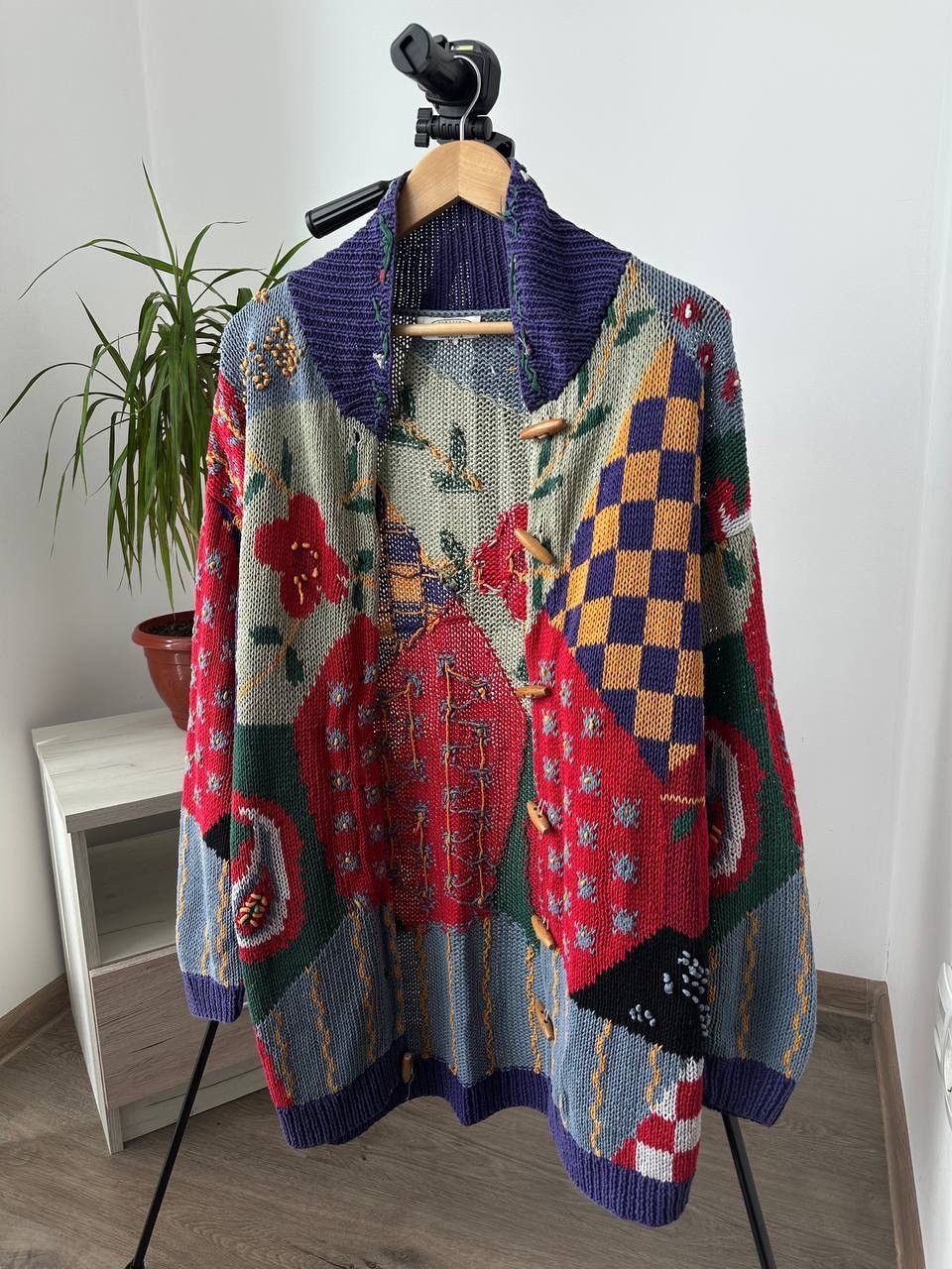 Japanese Brand × Vintage Vintage Japanese Cardigan Distressed Knit Vanessa. A Sweater Size US XL / EU 56 / 4 - 19 Thumbnail