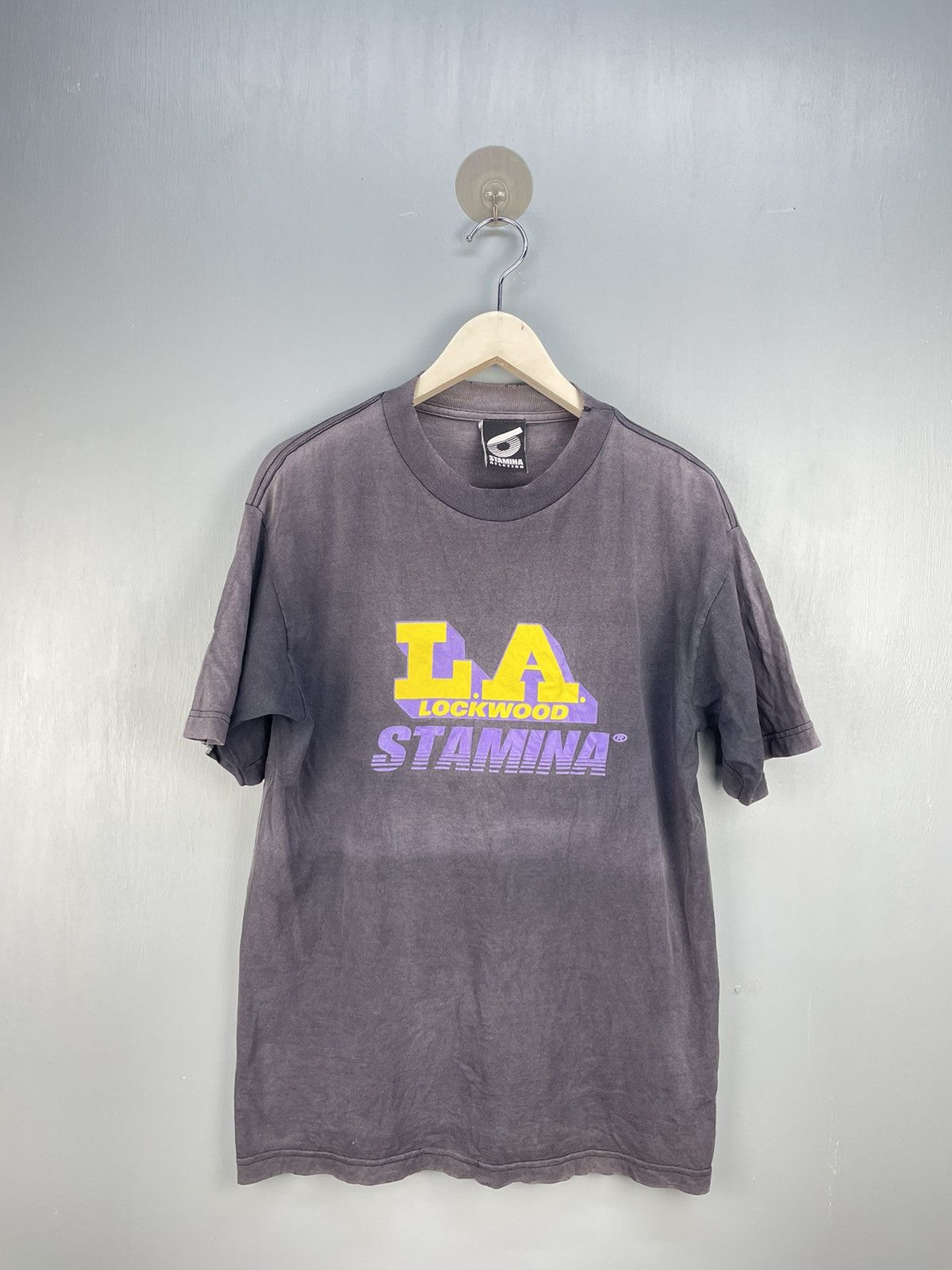Vintage Vintage L.A. Lockwood Stamina sun faded t shirt Size US M / EU 48-50 / 2 - 1 Thumbnail