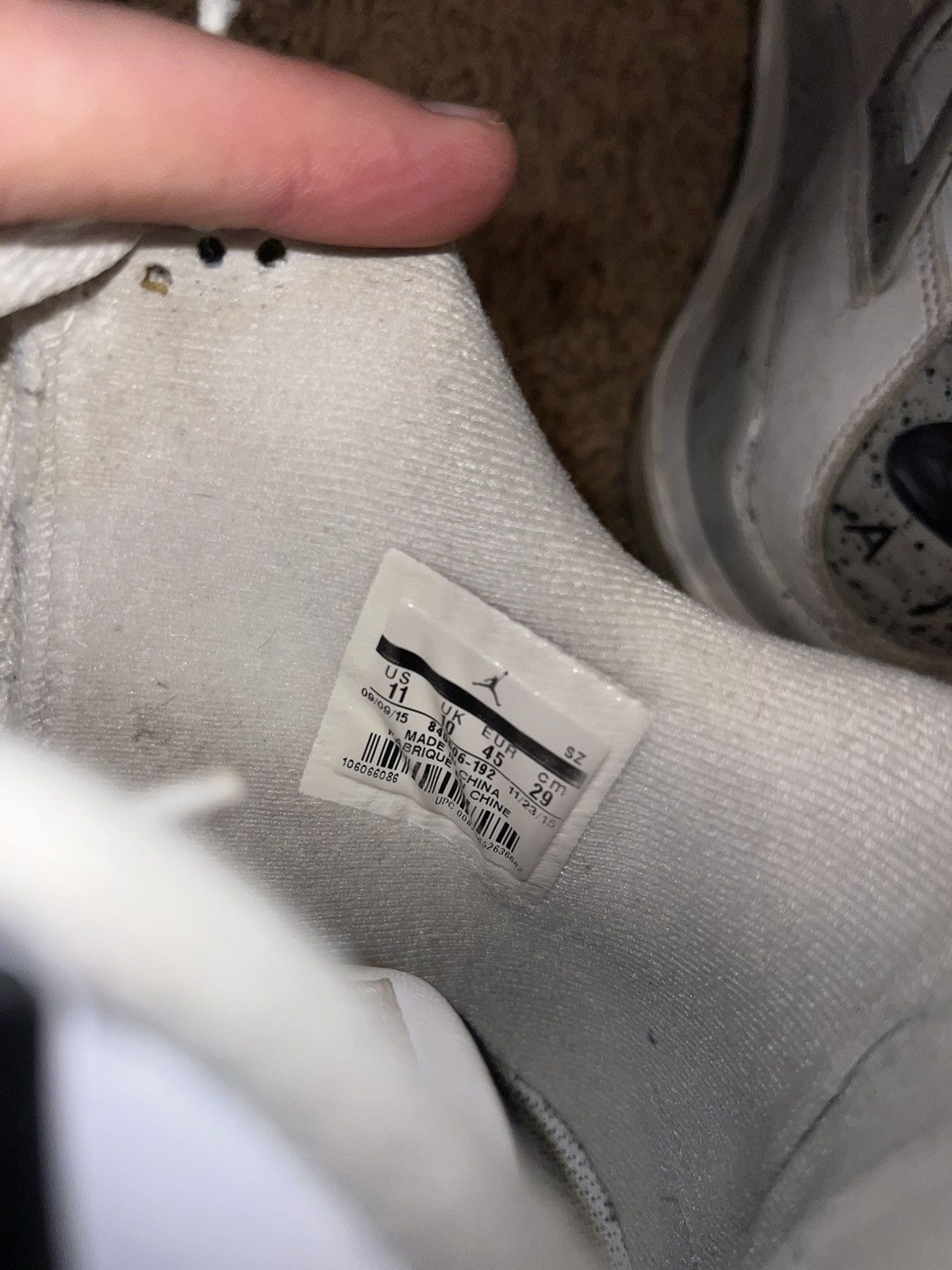 Jordan Brand × Nike Jordan 4 White Cement (2016) Size 10.5 Size US 10.5 / EU 43-44 - 8 Thumbnail