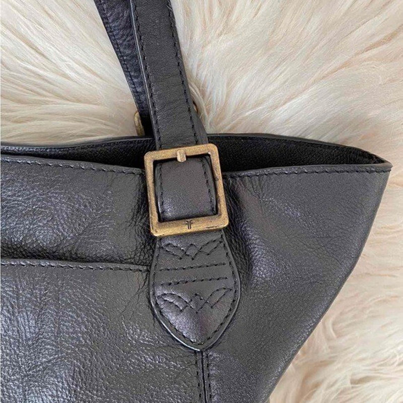 Frye Frye large Melissa gray shoulder bag large tote A000497 Size ONE SIZE - 6 Thumbnail