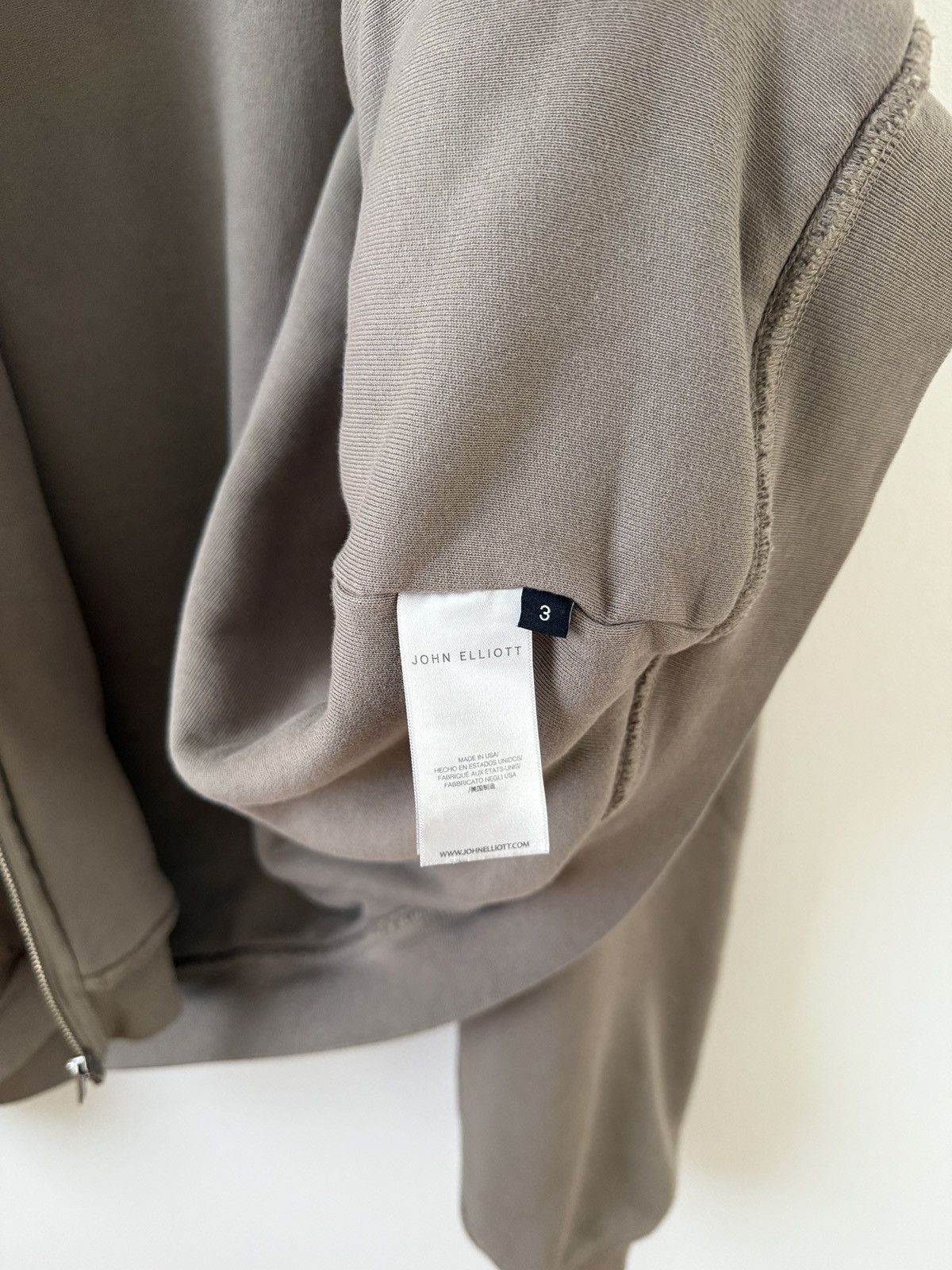 John Elliott Frame Zip Up Hoodie Size US L / EU 52-54 / 3 - 14 Thumbnail