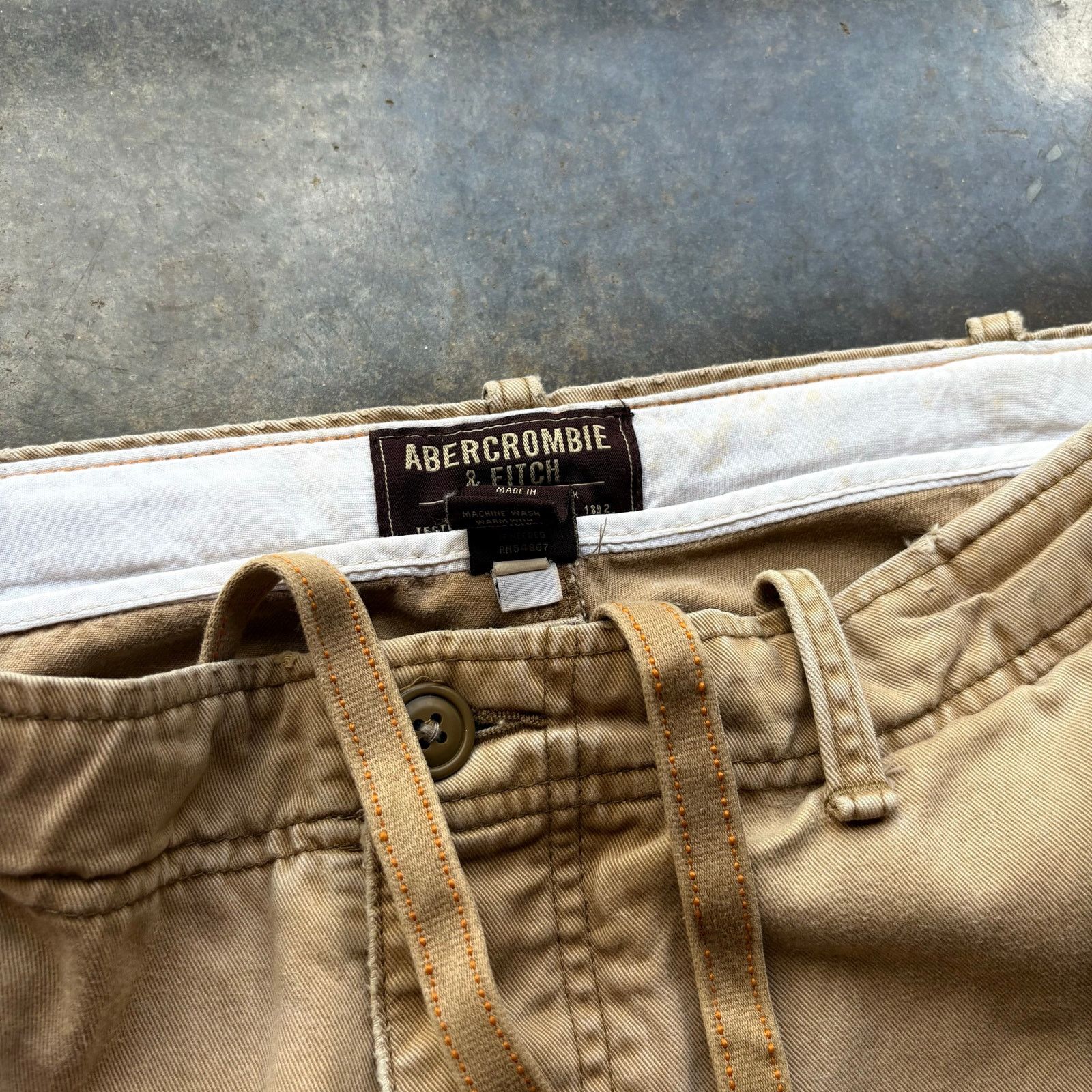 Abercrombie & Fitch Rare Vintage Abercrombie Baggy Military Style Pants Size US 36 / EU 52 - 6 Thumbnail