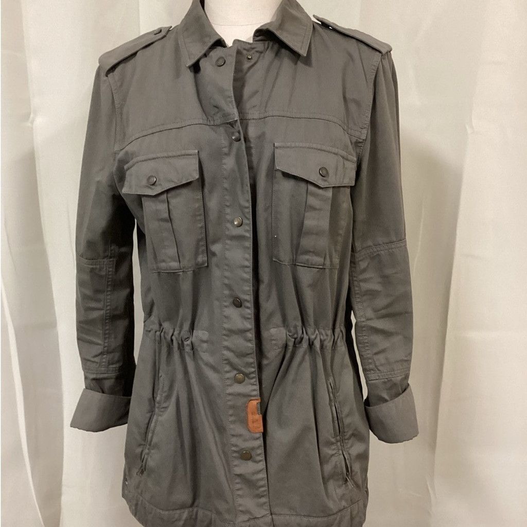 Zara Zara basic Z 1975 Denim utility jacket Size L / US 10 / IT 46 - 1 Thumbnail