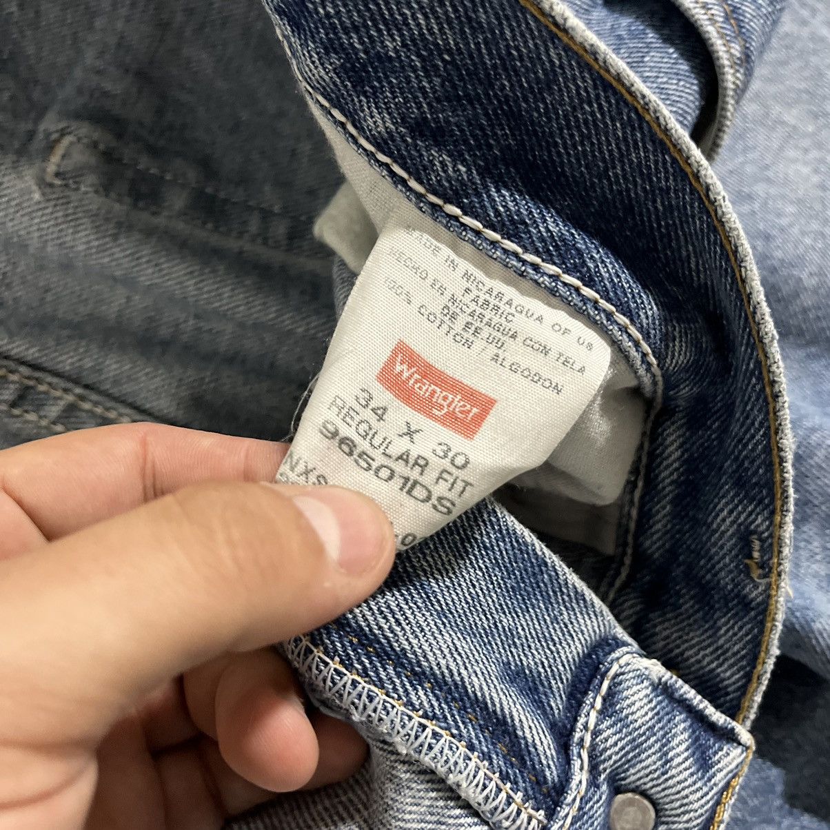 Carhartt × Vintage × Wrangler Crazy Y2K Carhartt Style Wrangler Faded Workwear Jeans Size US 34 / EU 50 - 9 Thumbnail