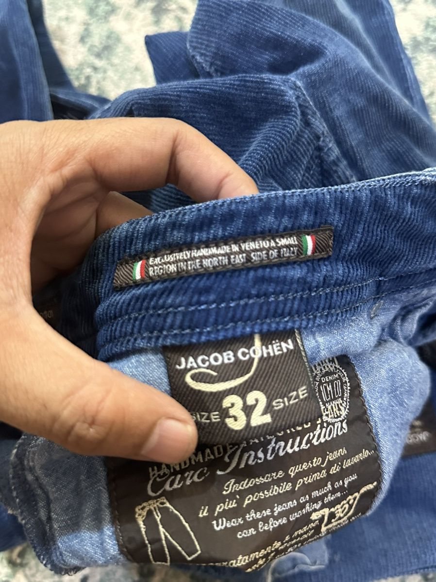 Jacob Cohen Jacob Cohen J622 Comfort Stretch Corduroy Pant (Handmade) Size US 31 - 14 Thumbnail