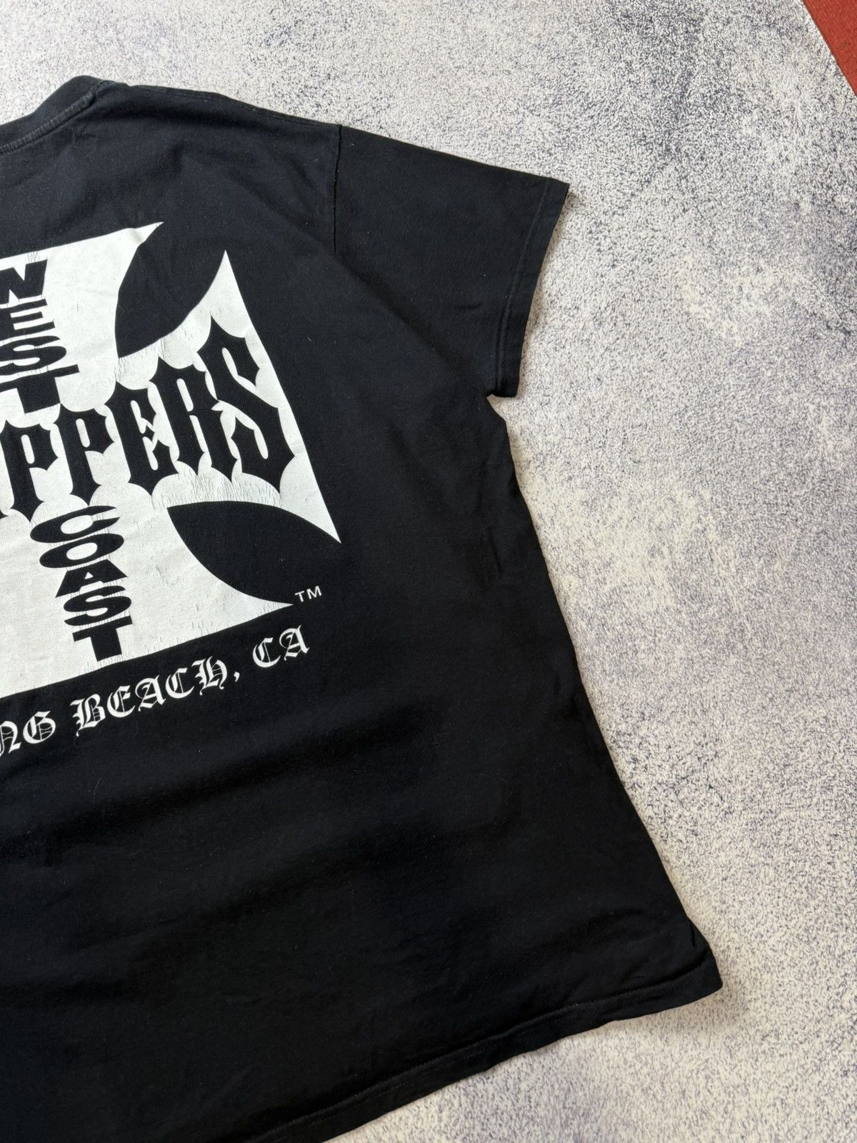 Vintage Vintage West Coast Choppers Black T-Shirt Paul Walker Size US XXL / EU 58 / 5 - 13 Thumbnail