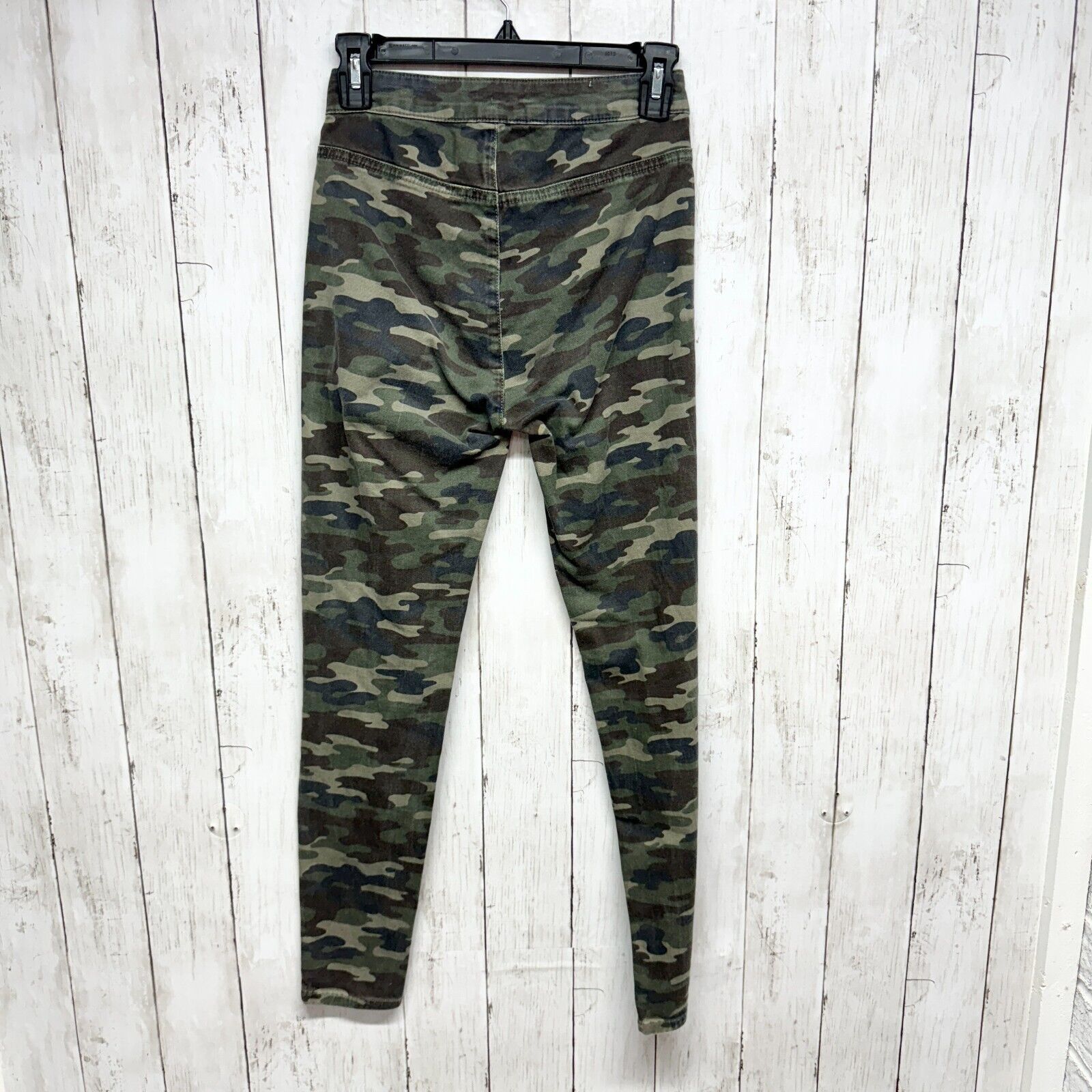 Free People Free People Pants 24 Camouflage Skinny Leg Mid Rise Preppy Size 24" / US 00 / IT 34 - 3 Thumbnail
