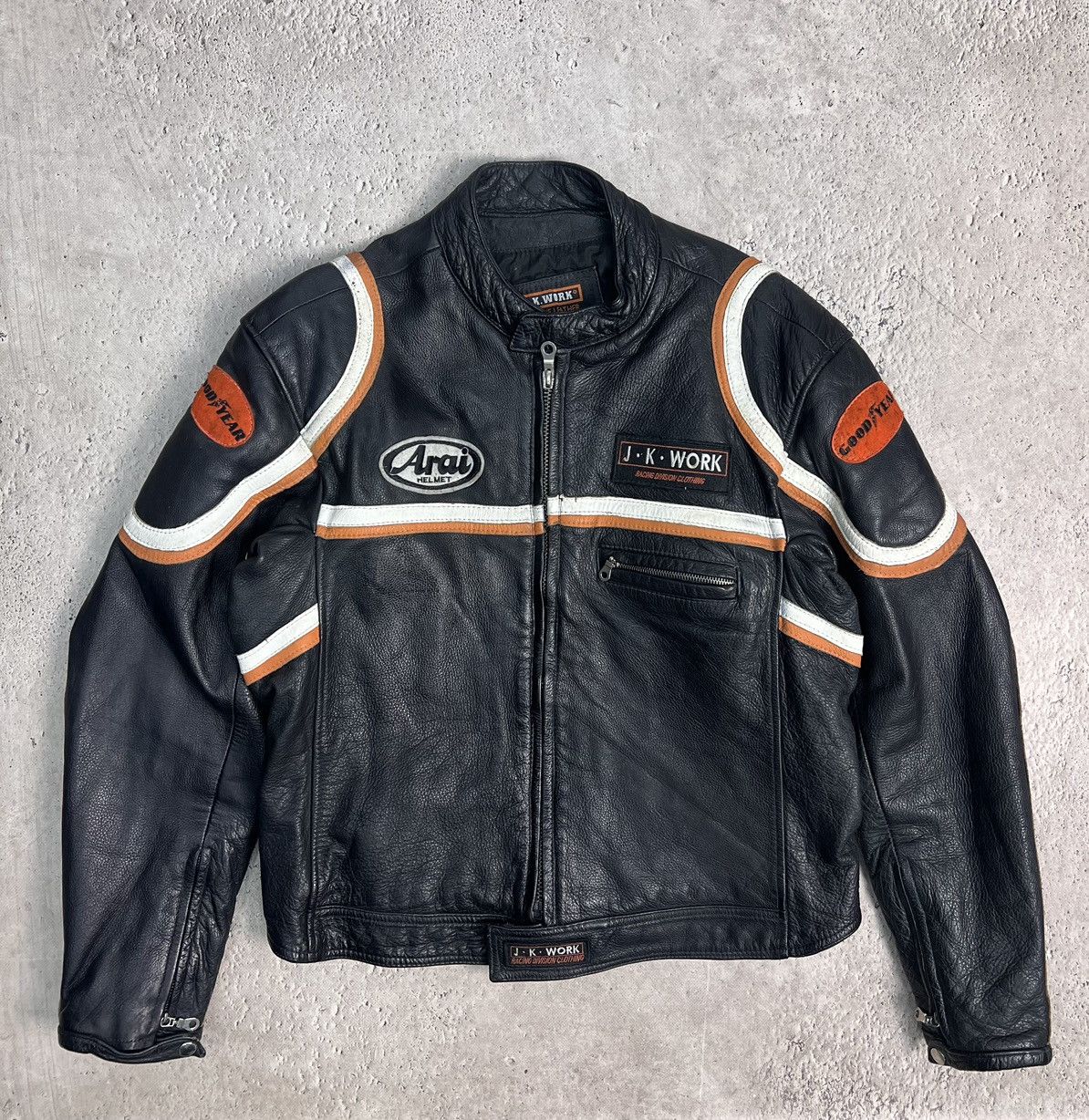Vintage Vintage MOTO RACING F1 Leather HYPE Jacket Size US XL / EU 56 / 4 - 1 Thumbnail