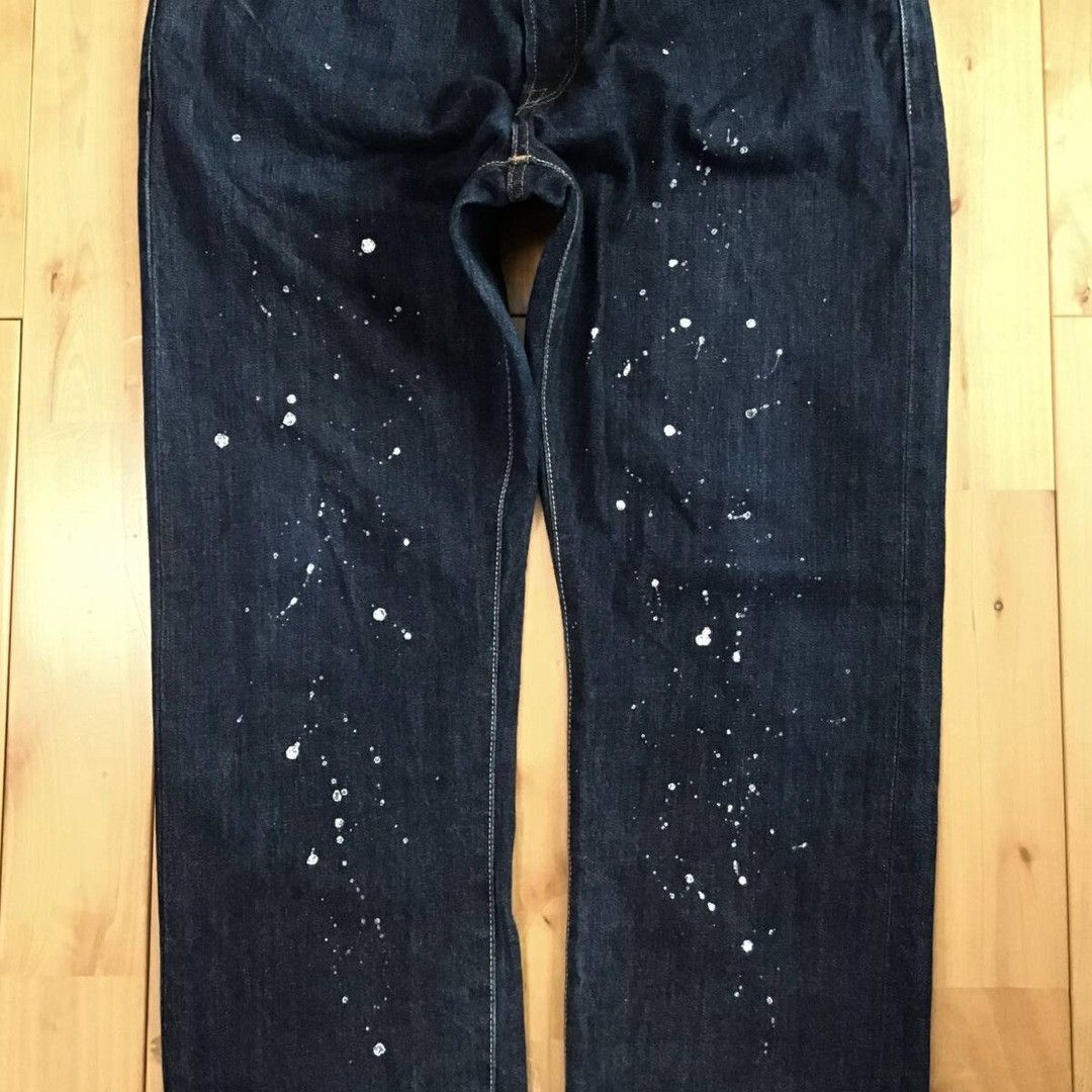 Bape × Nigo BAPE STA Painter Denim Pants a bathing ape star NIGO ★size M Size US 32 / EU 48 - 5 Thumbnail