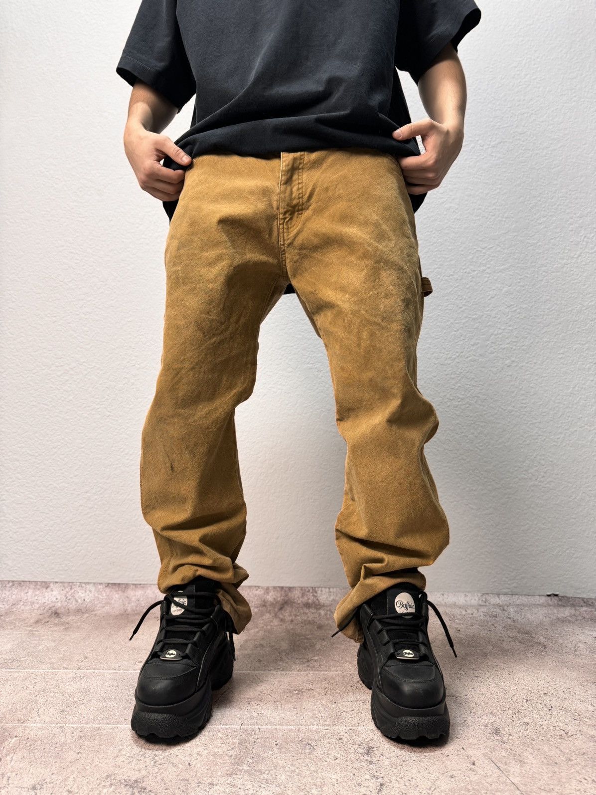 Carhartt Vintage Cargo pants Carhartt Double knee baggy y2k sk8 opium Size US 34 / EU 50 - 8 Thumbnail