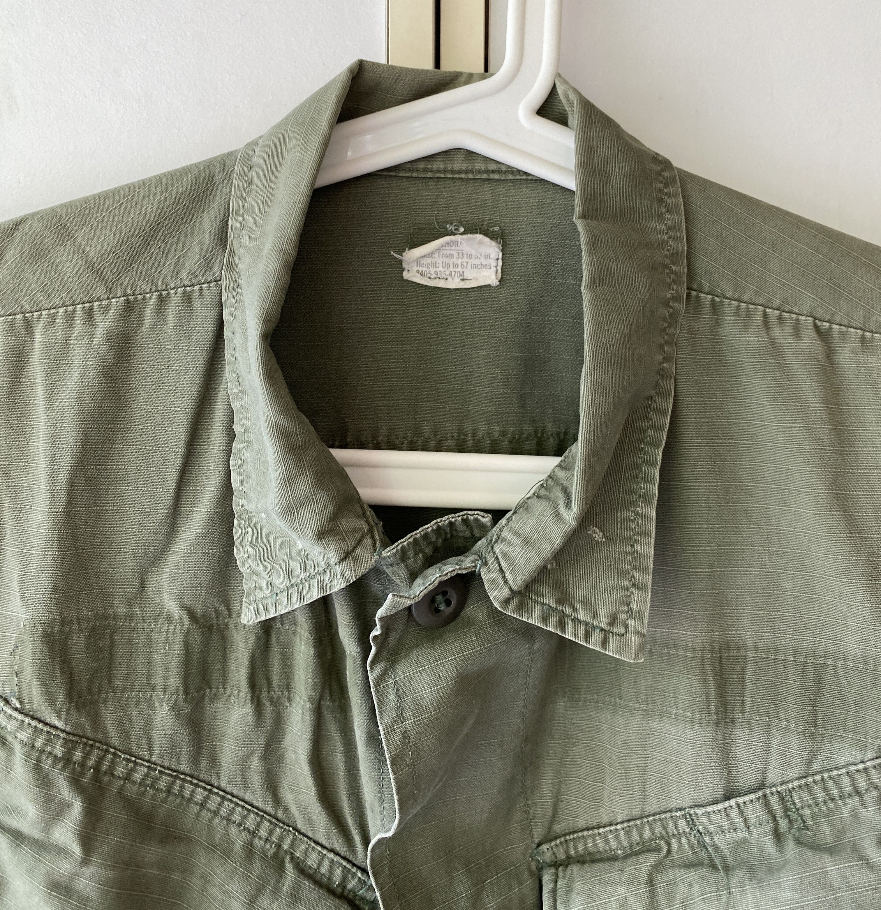 Vintage VINTAGE 80' VIETNAM WAR ERA USA ARMY SHIRT Size US S / EU 44-46 / 1 - 3 Thumbnail
