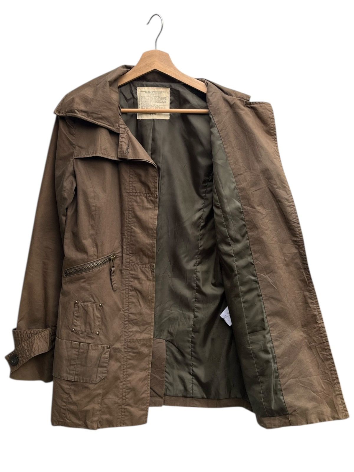 GOA GOA Military Avant Garde Jacket Olive Unisex Size US XS / EU 42 / 0 - 5 Thumbnail