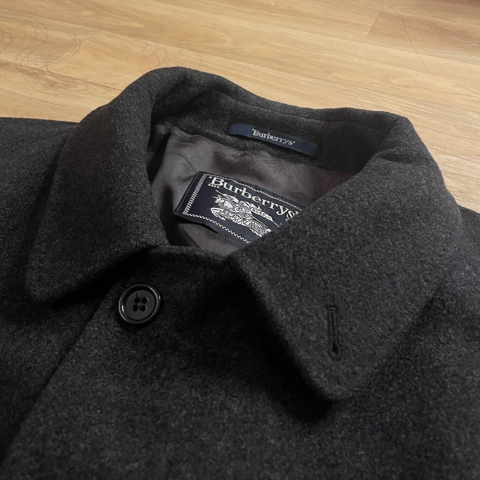 Burberry VINTAGE Burberry Trench Coat jacket CASHEMERE VIRGIN WOOL Size US L / EU 52-54 / 3 - 8 Thumbnail
