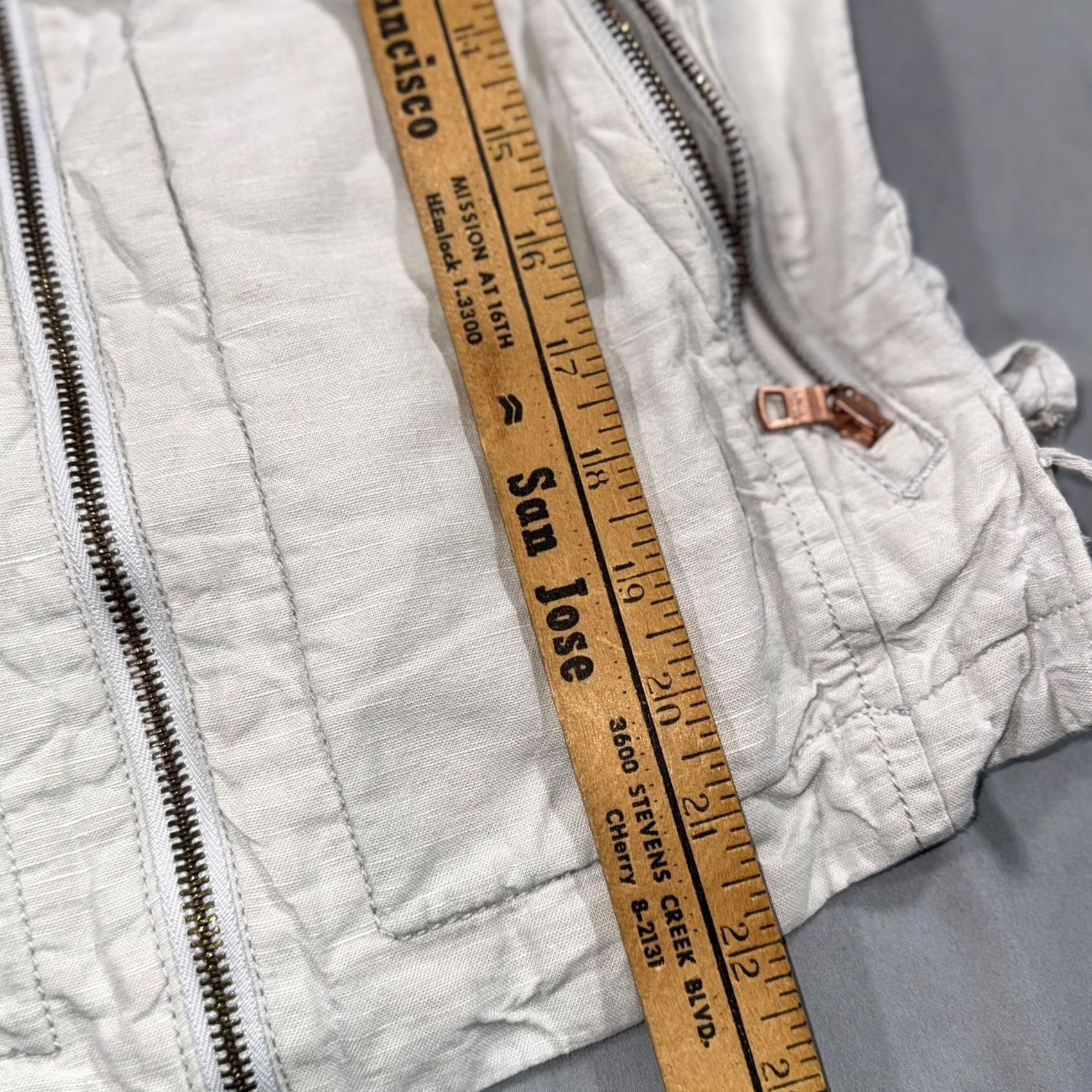 Armani Exchange Armani Exchange Jacket Womens XS White Quilted Zip Moto Pockets Casual Size XS / US 0-2 / IT 36-38 - 8 Thumbnail