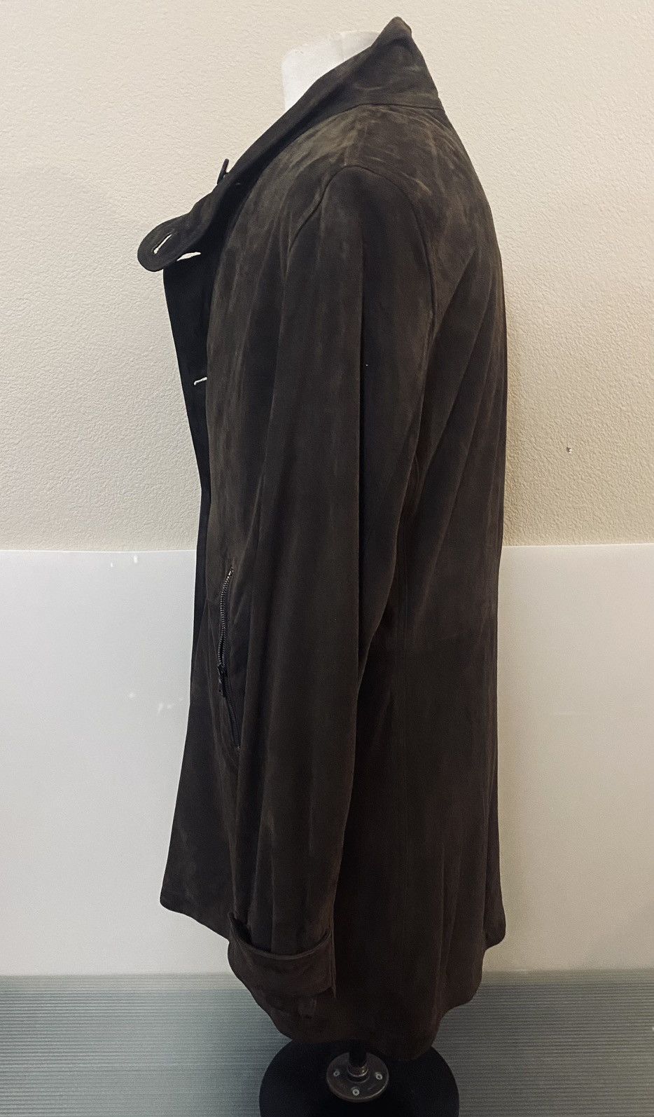 John Varvatos John Varvatos 🇺🇸 espresso goatskin Morrison coat 52 NEW Size US L / EU 52-54 / 3 - 4 Thumbnail