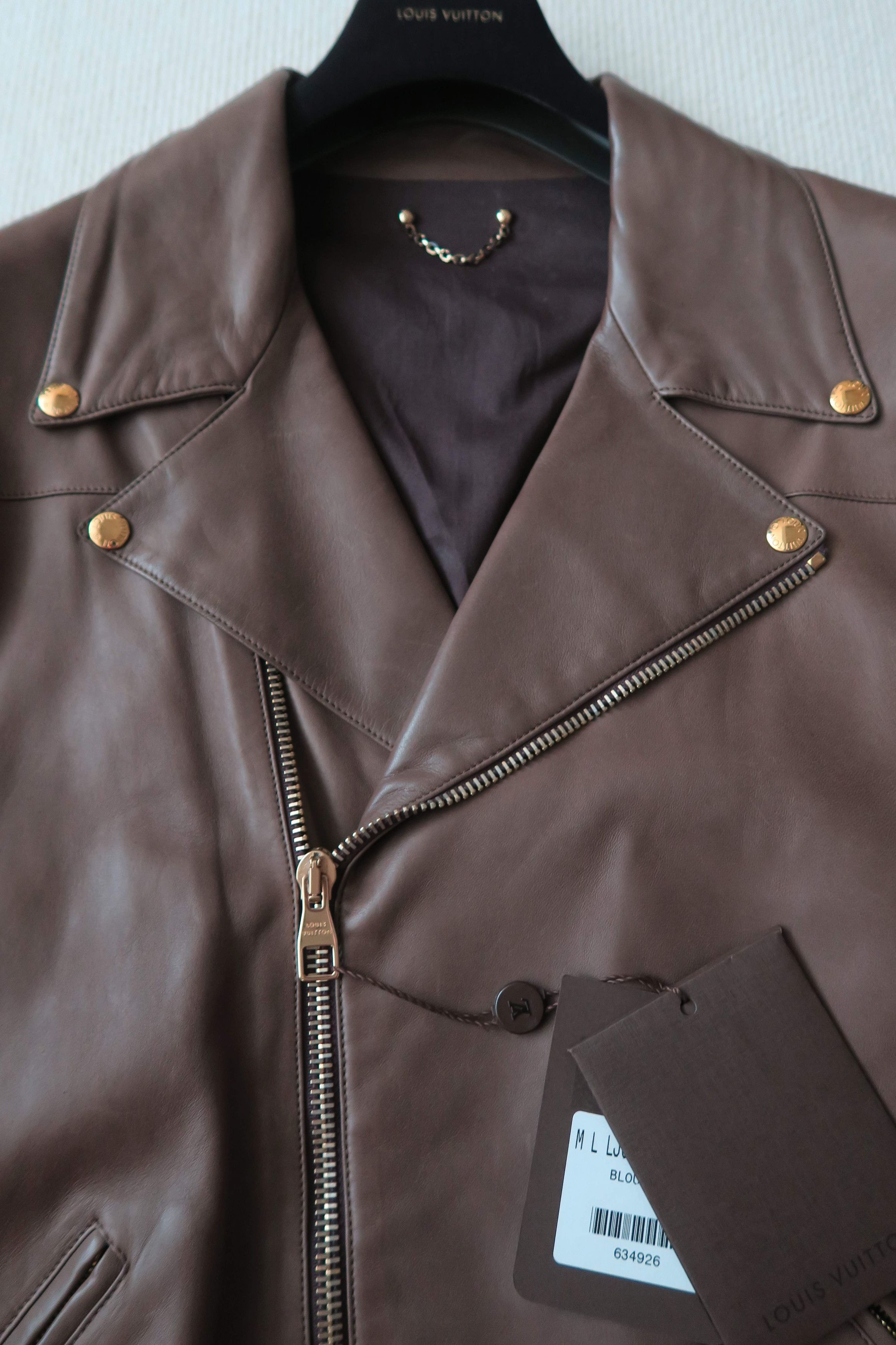 Louis Vuitton Louis Vuitton Biker Style Lambskin Leather Jacket Size US L / EU 52-54 / 3 - 2 Thumbnail