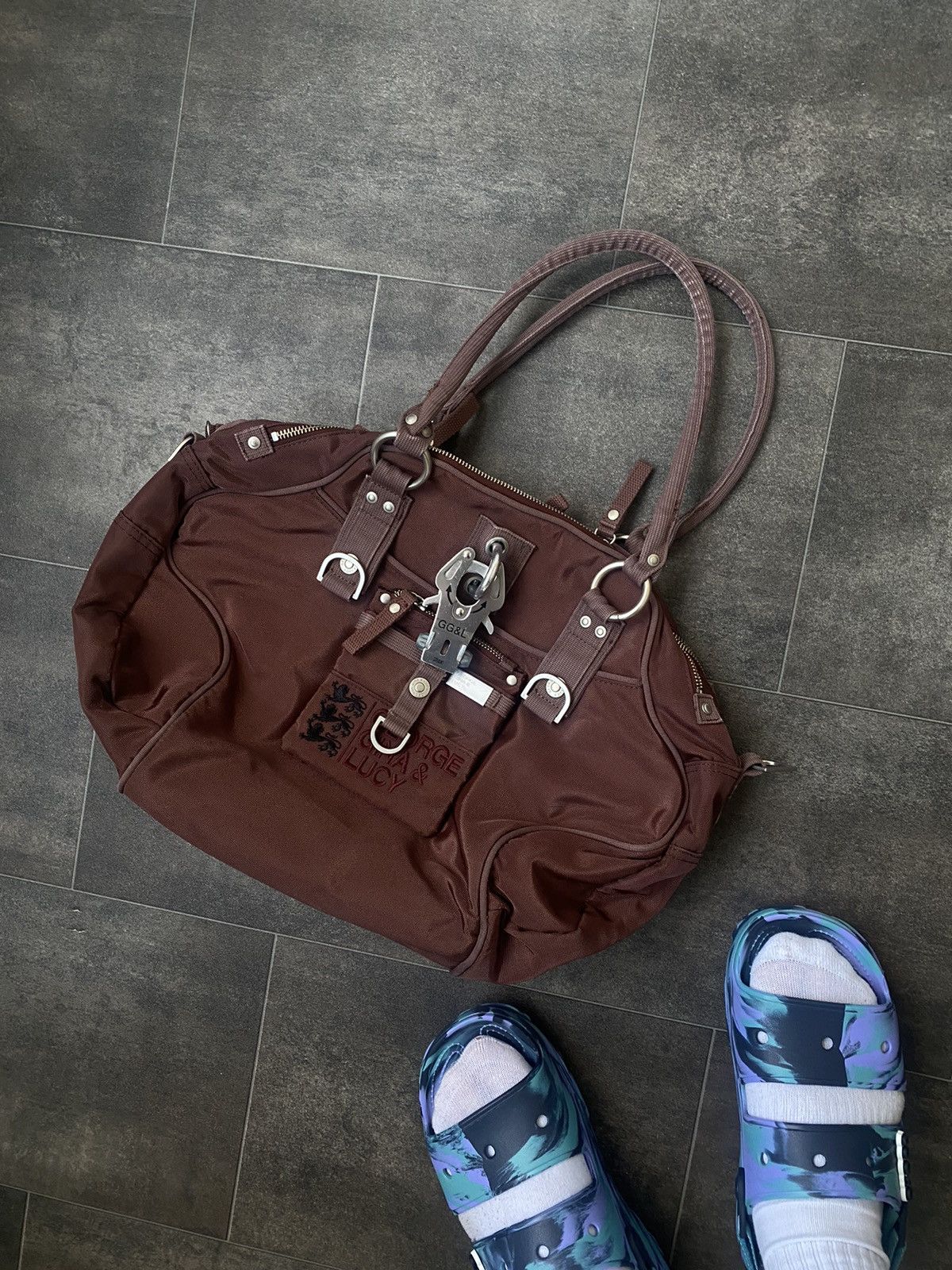 image of Avant Garde x Bag Ggl Vintage Bag in Brown, Women's