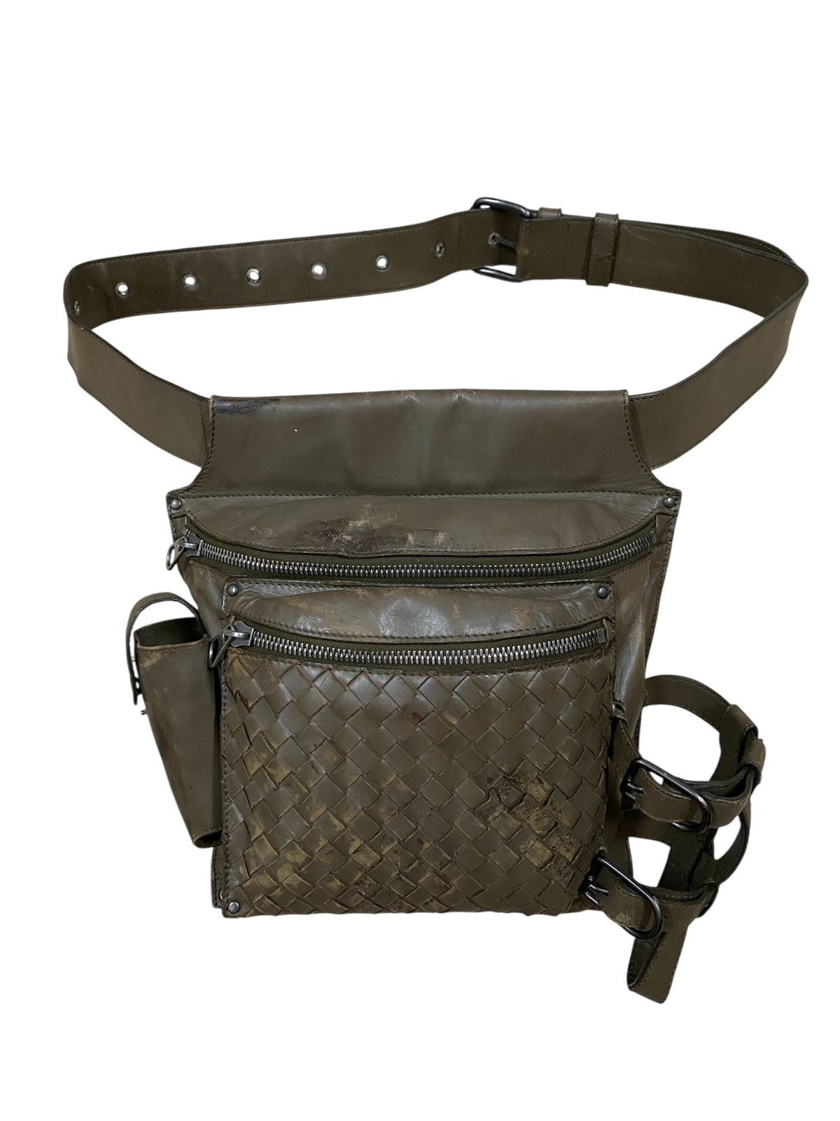 Bottega Veneta Bottega Vannetta tactical leather waist bag Size ONE SIZE - 4 Thumbnail