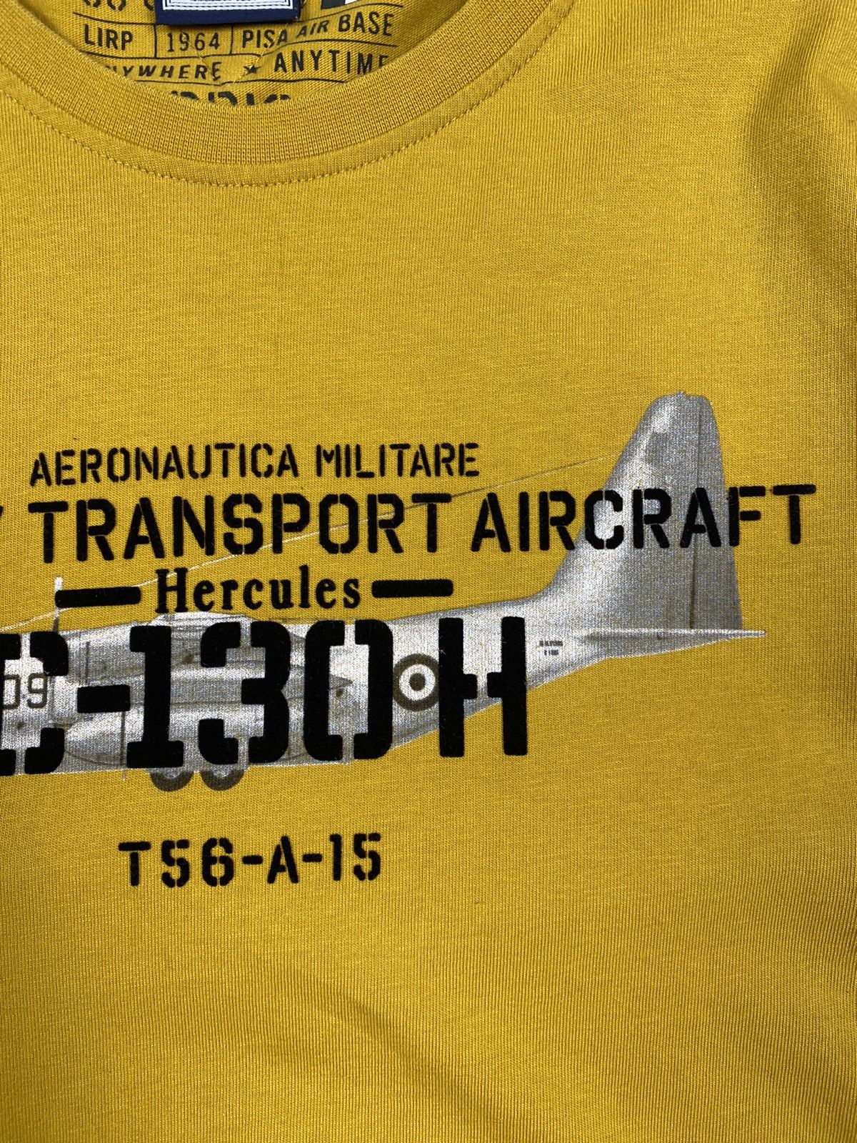 Aeronautica Militare Aeronautica Militare Aircraft Hercules Long Sleeve T Shirt Size US XL / EU 56 / 4 - 9 Thumbnail