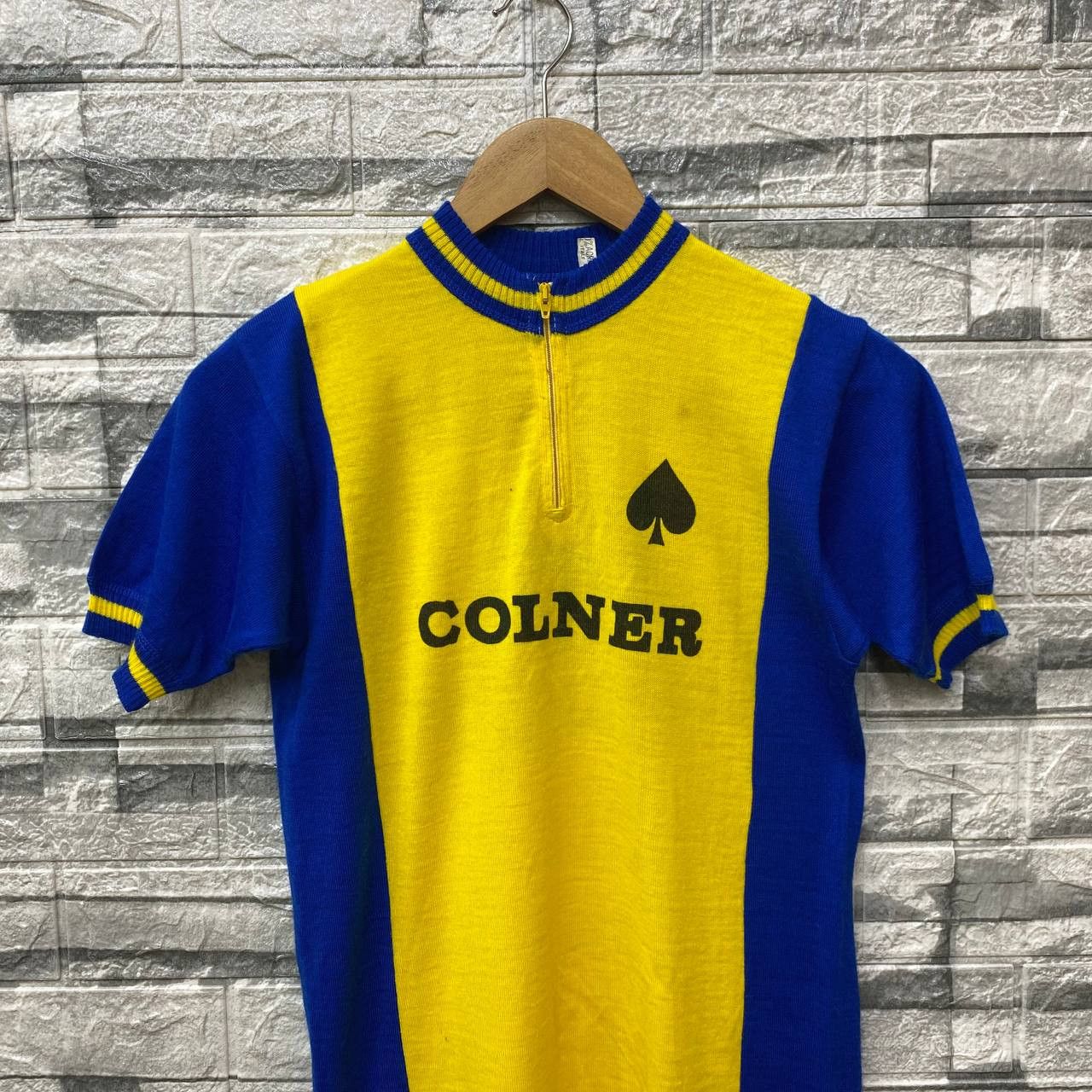 Vintage VINTAGE 70s COLNER (By Colnago)Acrilic Cycling Jersey Italy Size US M / EU 48-50 / 2 - 3 Thumbnail