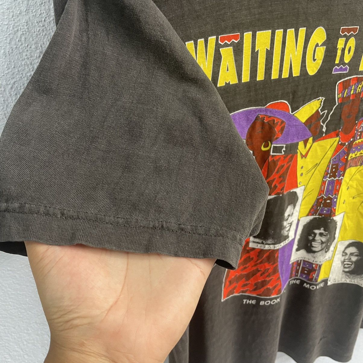 Rap Tees × Vintage Vintage 90s waiting to exhale whitney houston movie tee Size US XL / EU 56 / 4 - 5 Thumbnail