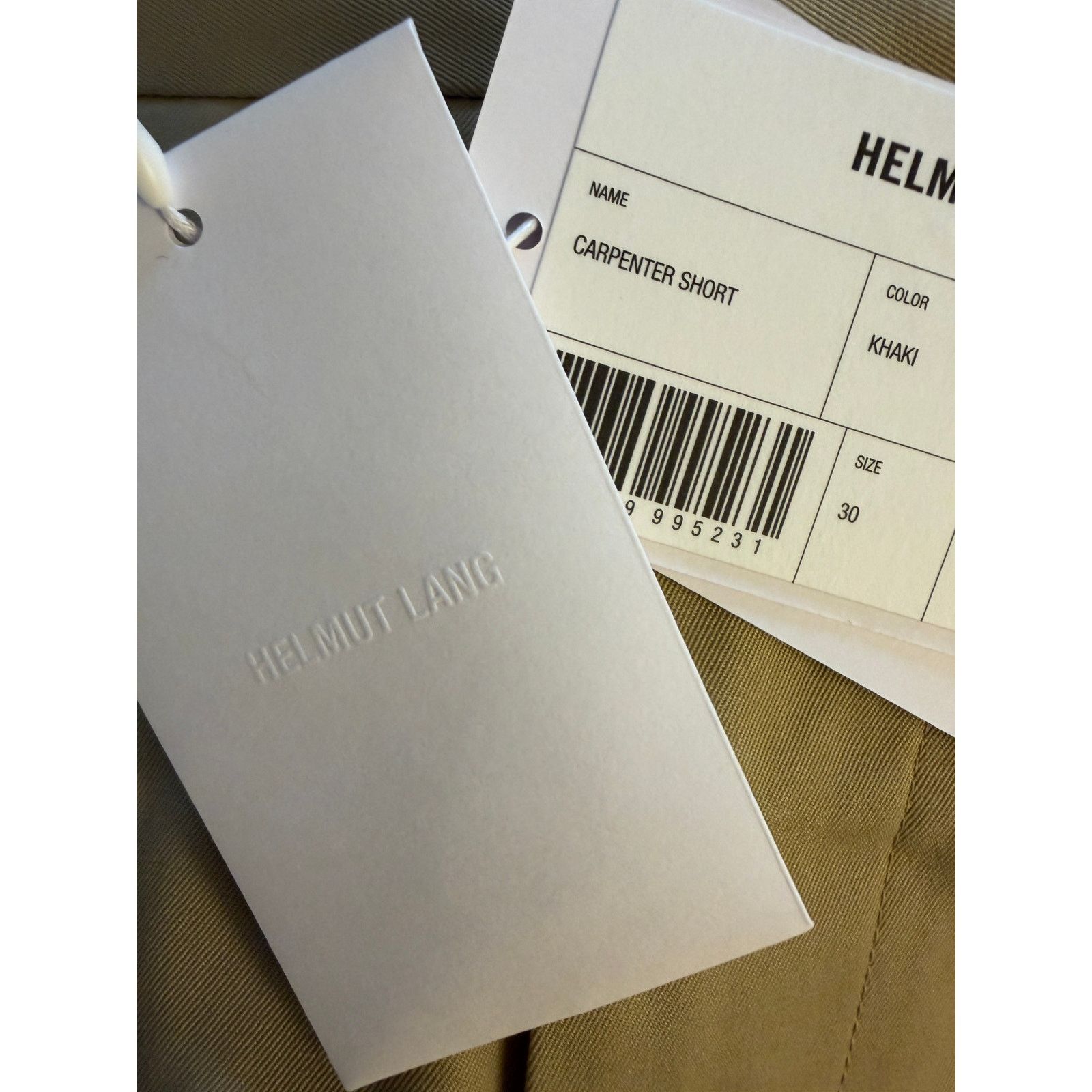 Helmut Lang Helmut Lang NWT Men's Khaki Carpenter Short Size US 30 / EU 46 - 3 Thumbnail