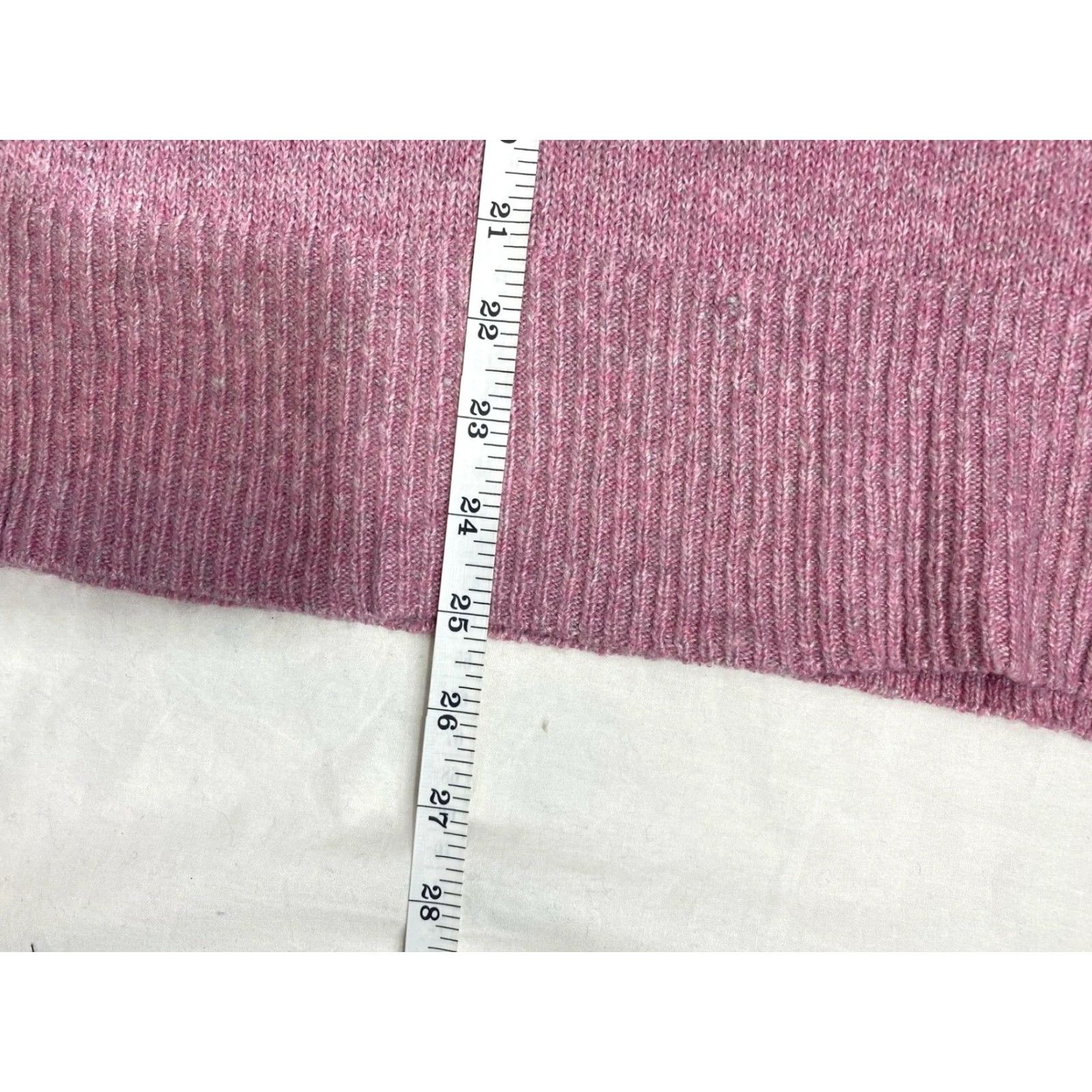 Ellen Tracy NWT Ellen Tracy Pink Round Neck Pullover Sweater M Women Cable-Knit Knit Cotton Blend Long Sleeve Pullover Size M / US 6-8 / IT 42-44 - 6 Thumbnail