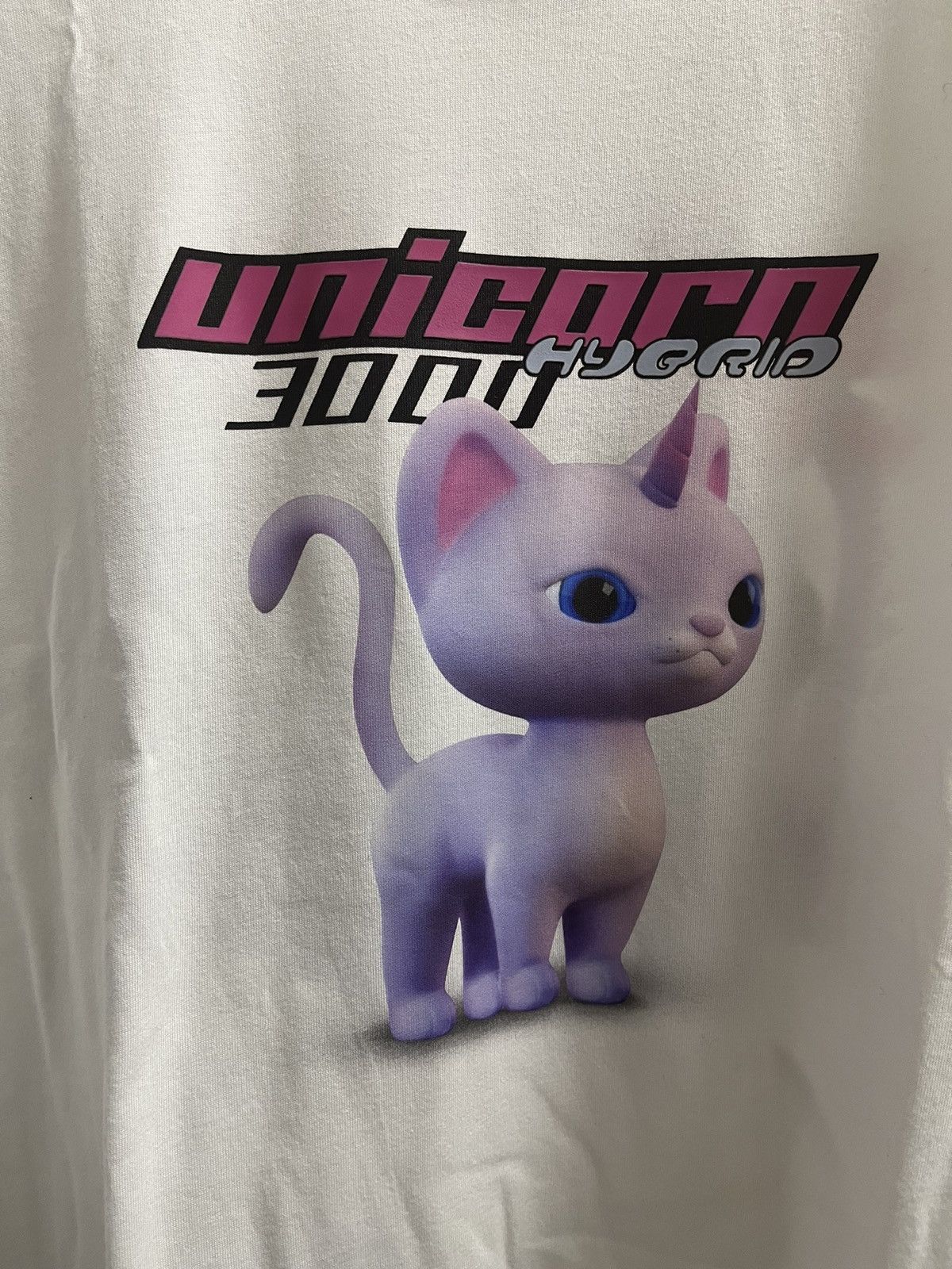 【関税込み】VETEMENTS ピンク Unicorn Tシャツ VETEMENTS - Flying Unicorn Oversized Printed Cotton-Jersey T