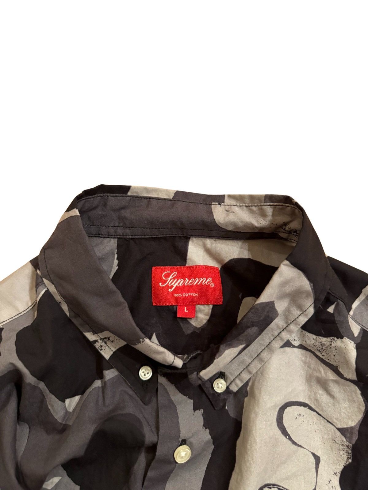 Supreme 🔥2020 Supreme Painted Logo Shirt/Supreme Multicolor Shirt Size US L / EU 52-54 / 3 - 7 Thumbnail