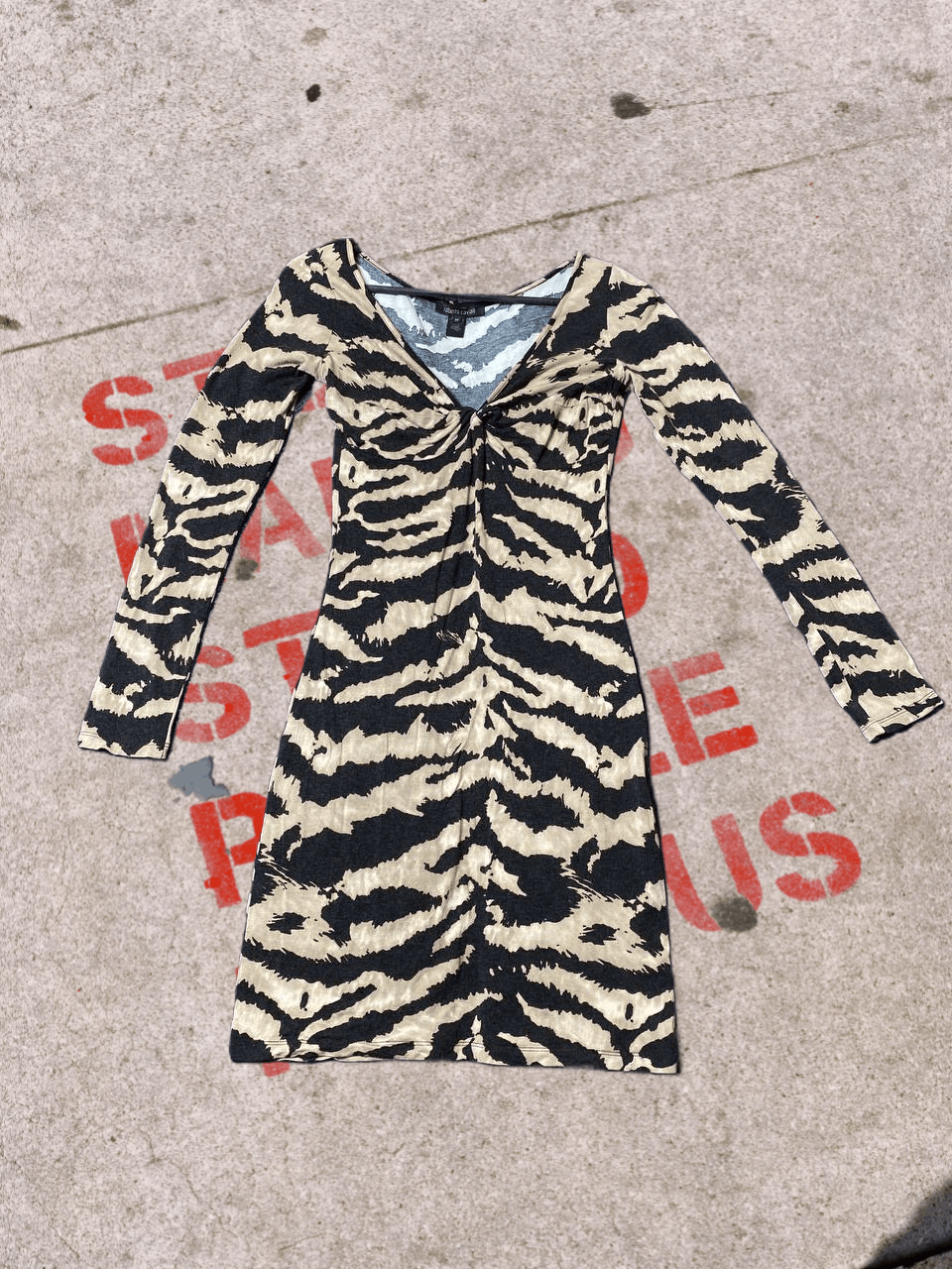 Roberto Cavalli Vintage Print Midi Dresses Roberto Cavalli Size M / US 6-8 / IT 42-44 - 1 Thumbnail