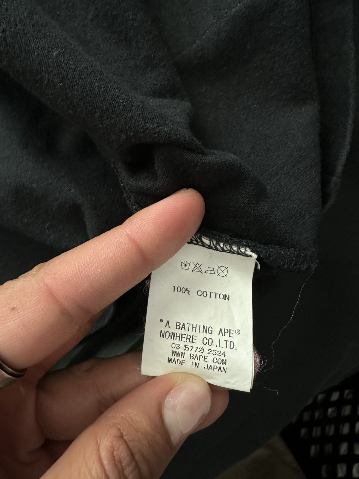 Bape Bape Lukewarm Water Vintage Tee Size US L / EU 52-54 / 3 - 6 Thumbnail