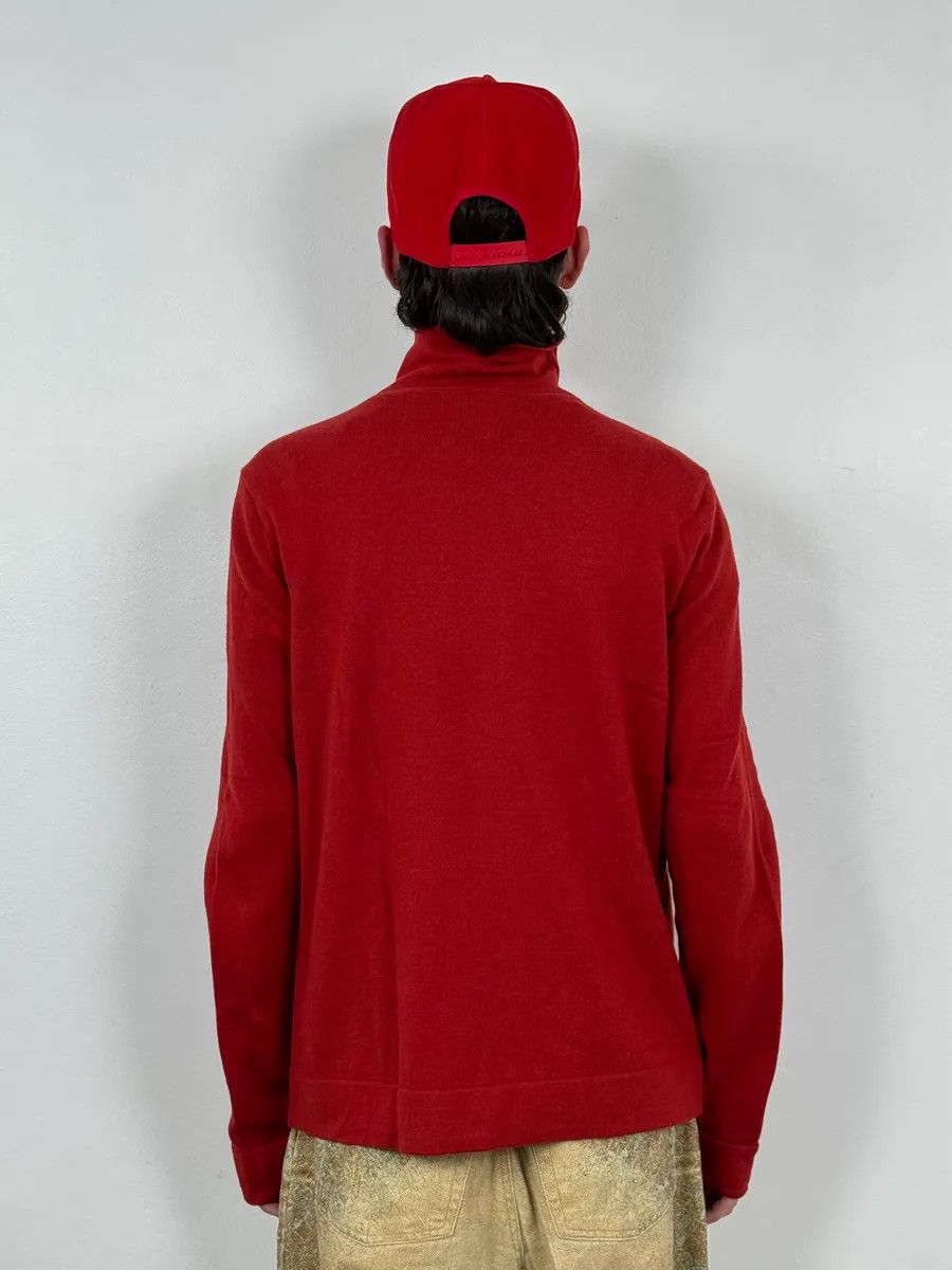 Ann Demeulemeester Ann Demeulemeester Buttoned Red Turtleneck Sweater Size US M / EU 48-50 / 2 - 4 Thumbnail