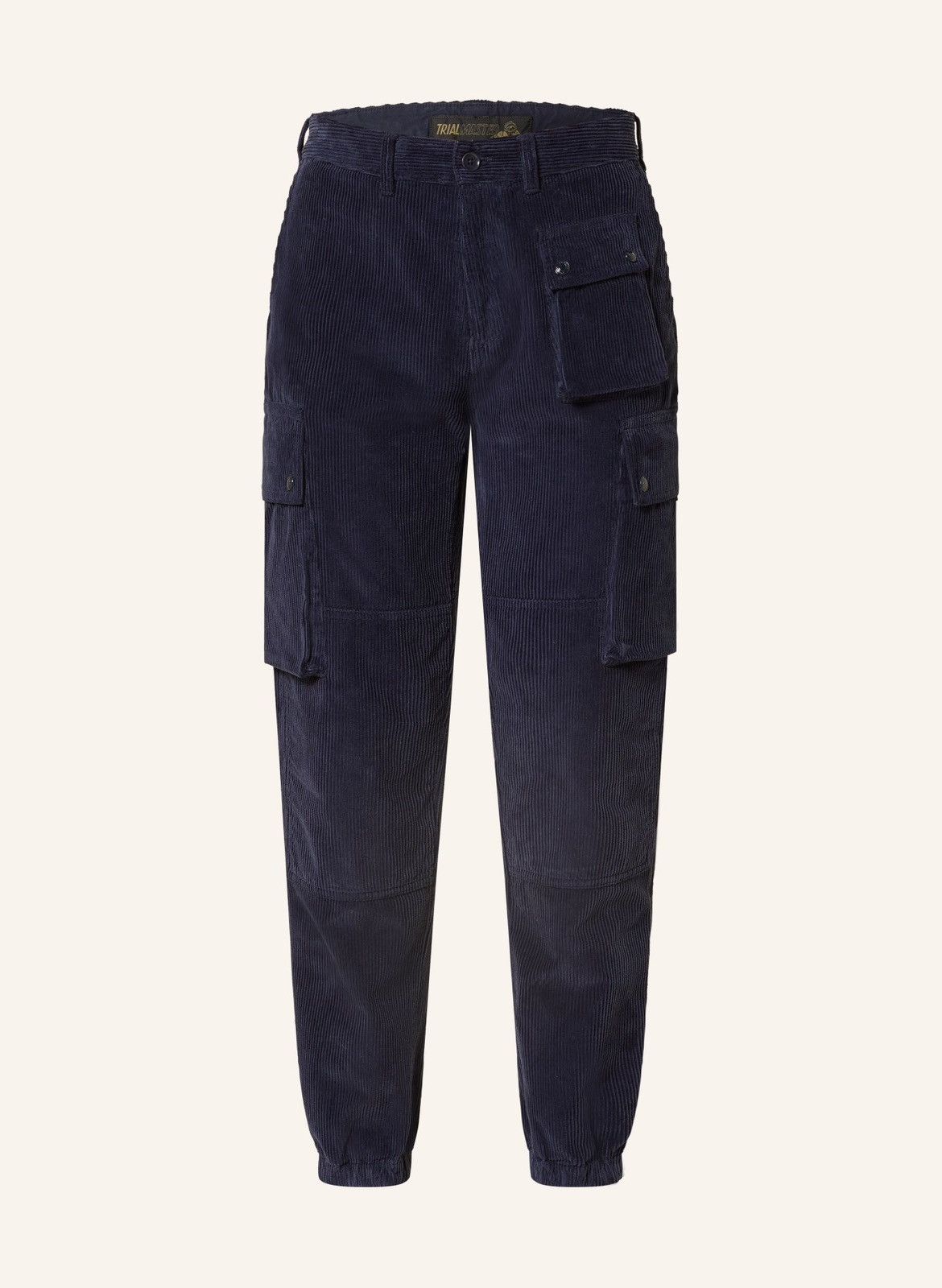 Belstaff NWT Belstaff Trailmaster Cargo Pants Military Corduroy Navy Size US 33 - 1 Thumbnail