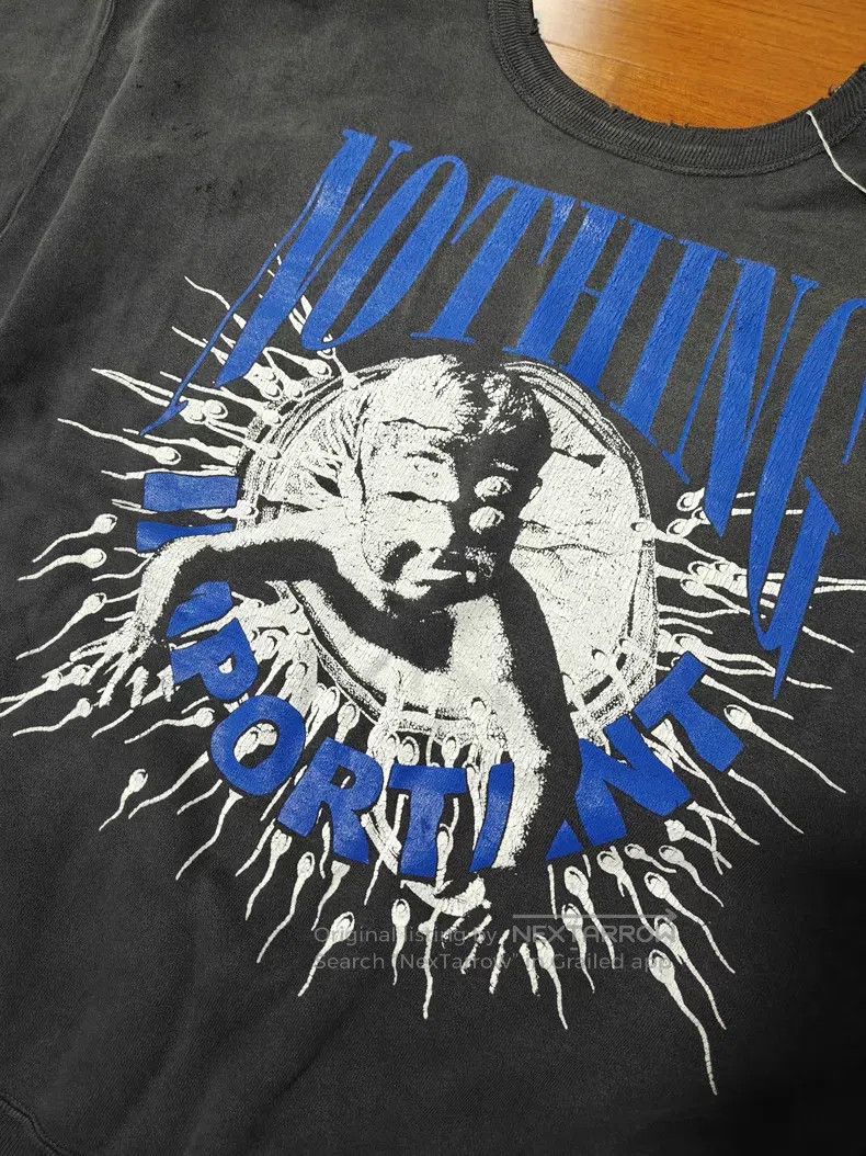 Saint Michael Saint Michael Collaboration Washed Destroyed Distressed Sw Size US XL / EU 56 / 4 - 3 Thumbnail