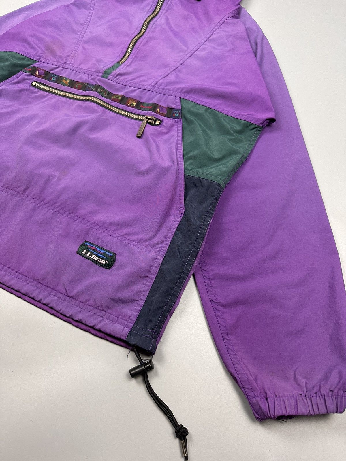 L.L. Bean × Native × Vintage Vintage LL Bean Anorak Native Half Zipper Hoodie Size US L / EU 52-54 / 3 - 6 Thumbnail