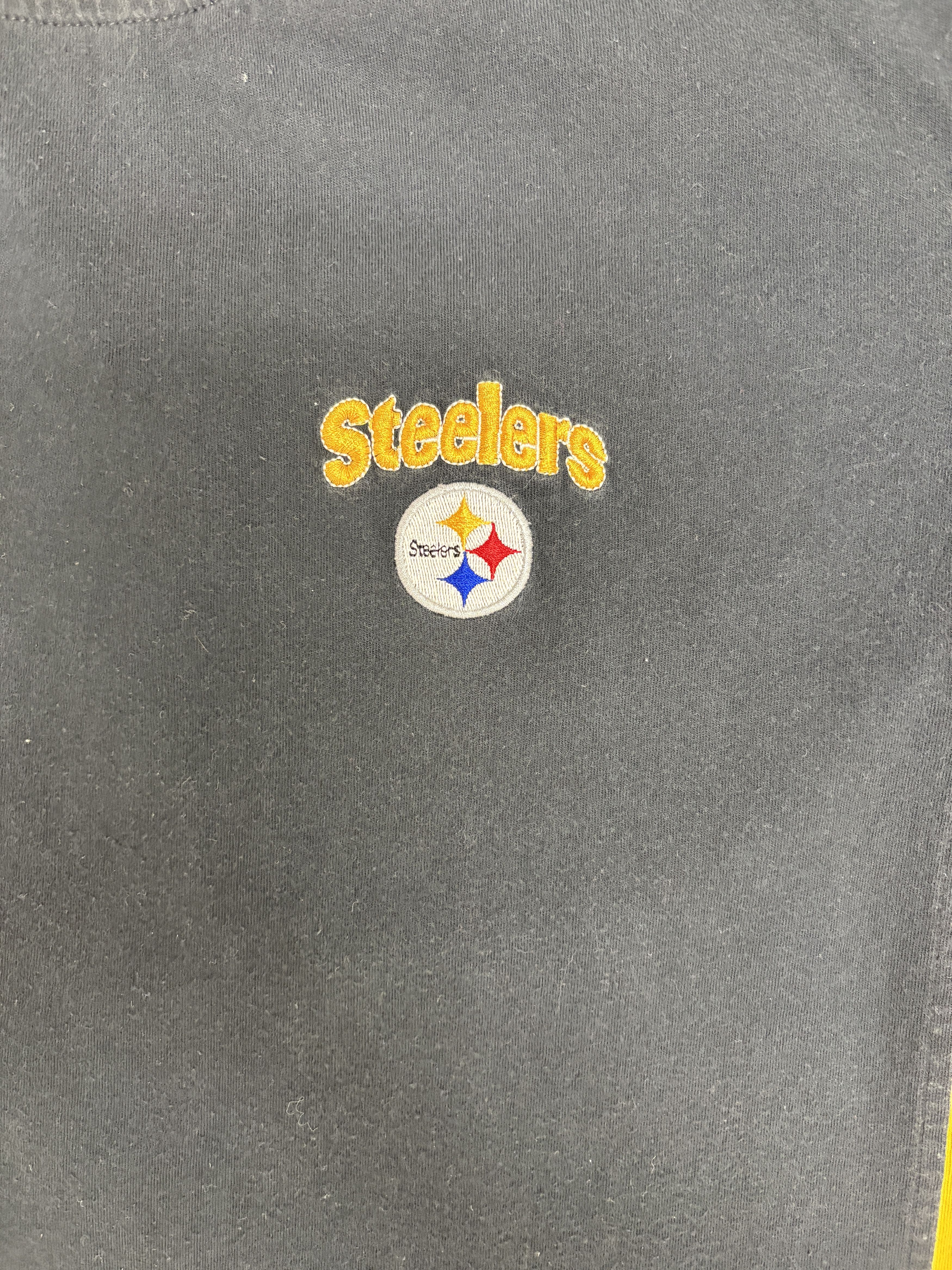 Vintage Pittsburgh Steelers Embroidered Vintage Black Tee Size US L / EU 52-54 / 3 - 2 Thumbnail