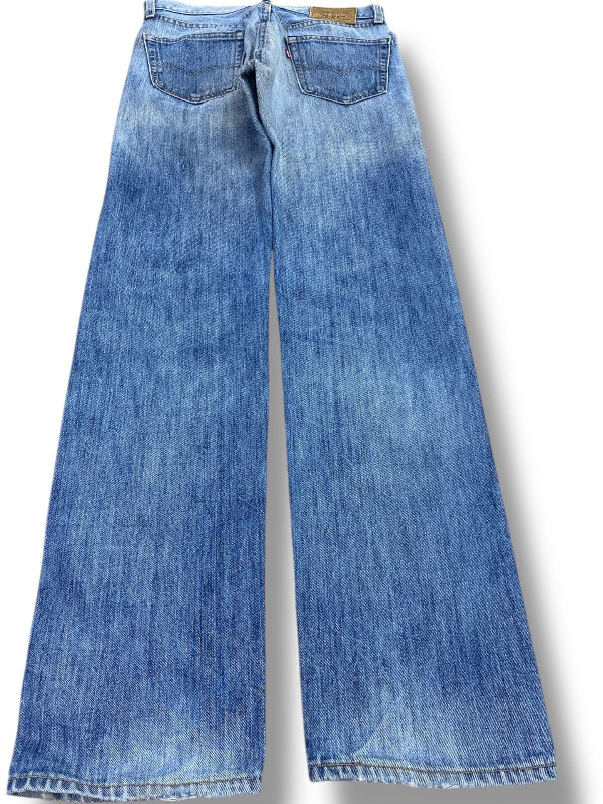 Levi's Levi’s Acid Blue Wash Straight Leg Style Jeans Size US 31 - 3 Thumbnail