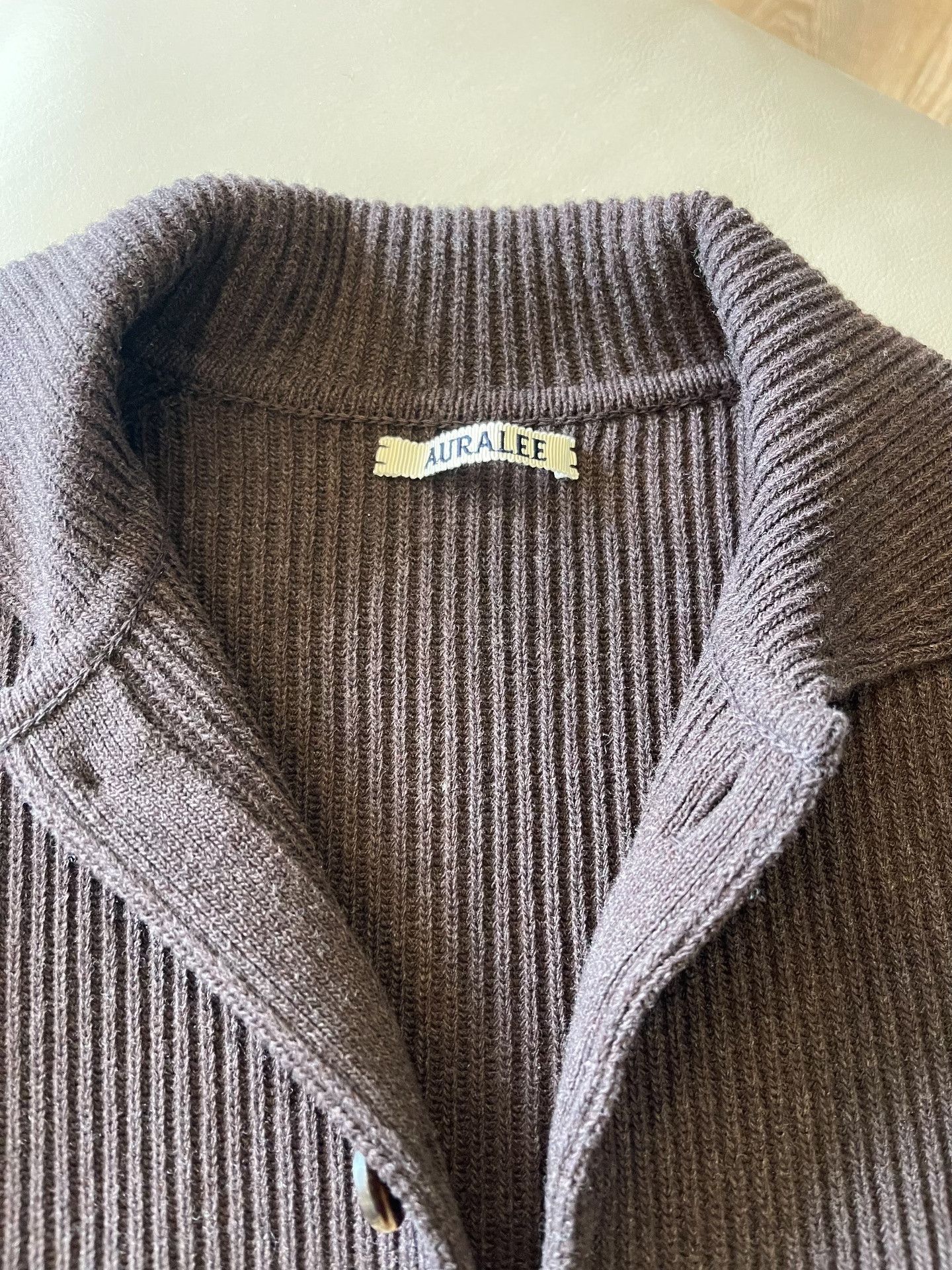 Auralee AURALEE Super Fine 160s Wool Cardigan Size US L / EU 52-54 / 3 - 8 Thumbnail