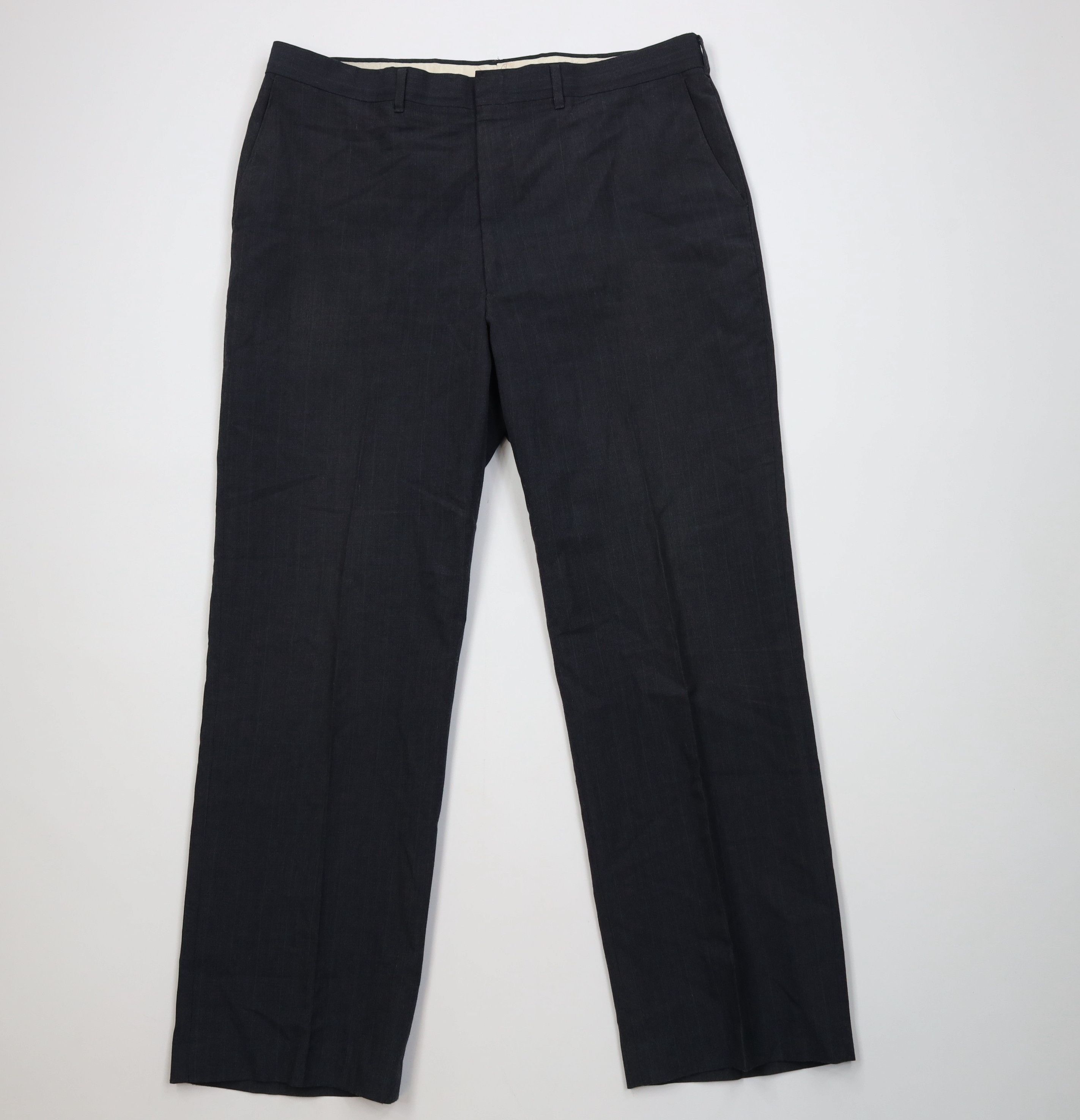 Vintage Vintage 70s Streetwear Knit Striped Wide Leg Chino Pants USA Size US 38 / EU 54 - 1 Thumbnail