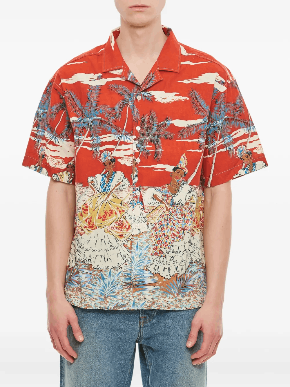 Other Palm Print Short-Sleeved Shirt Size US M / EU 48-50 / 2 - 3 Thumbnail