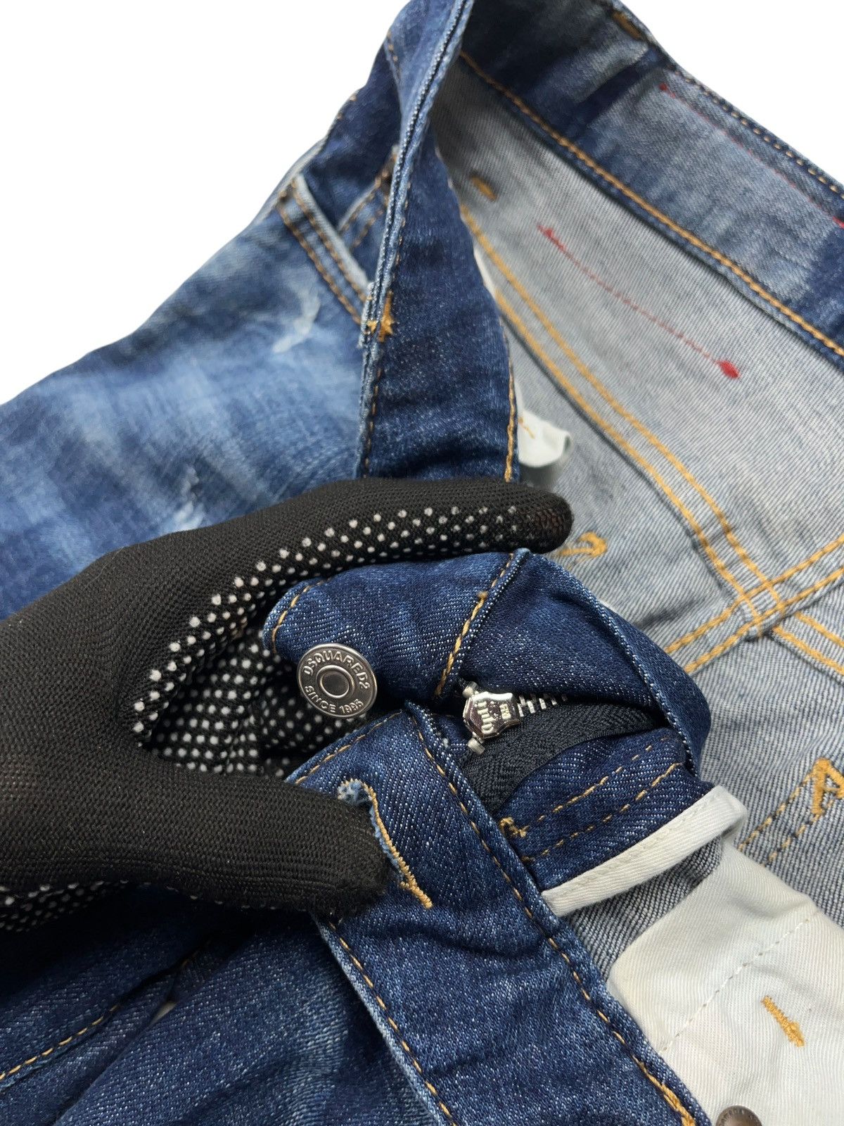 Dsquared2 Dsquared2 Medium Waist Skinny Jeans Distressed Size 27" / US 4 / IT 40 - 11 Thumbnail