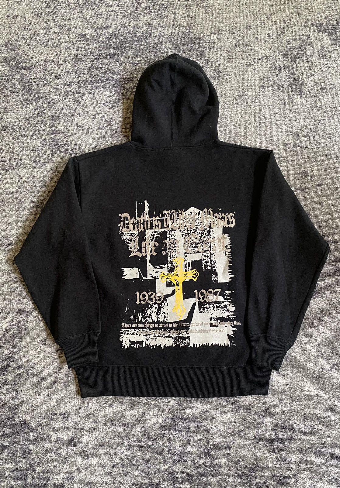 Hysteric Glamour × If Six Was Nine × Le Grande Bleu (L.G.B.) Y2k cross punk ifsixwasnine Hoodie Size US L / EU 52-54 / 3 - 2 Thumbnail